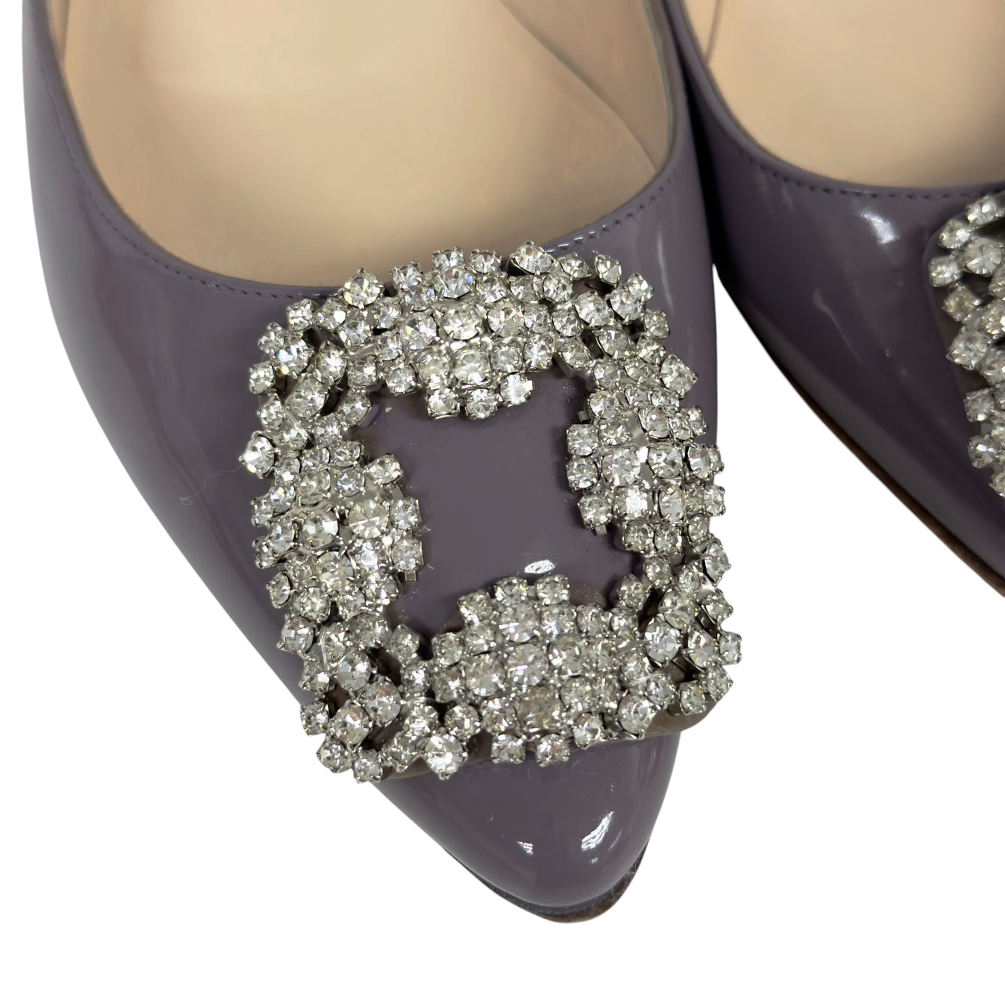 Manolo Blahnik 水鑽扣 平底鞋