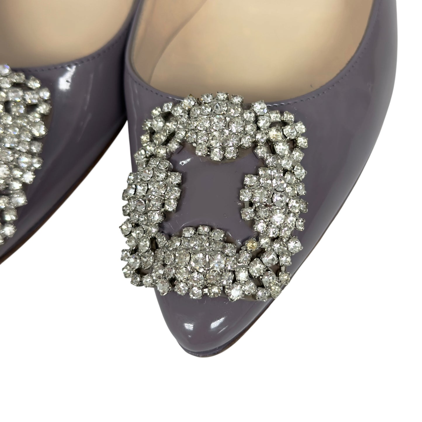 Manolo Blahnik 水鑽扣 平底鞋
