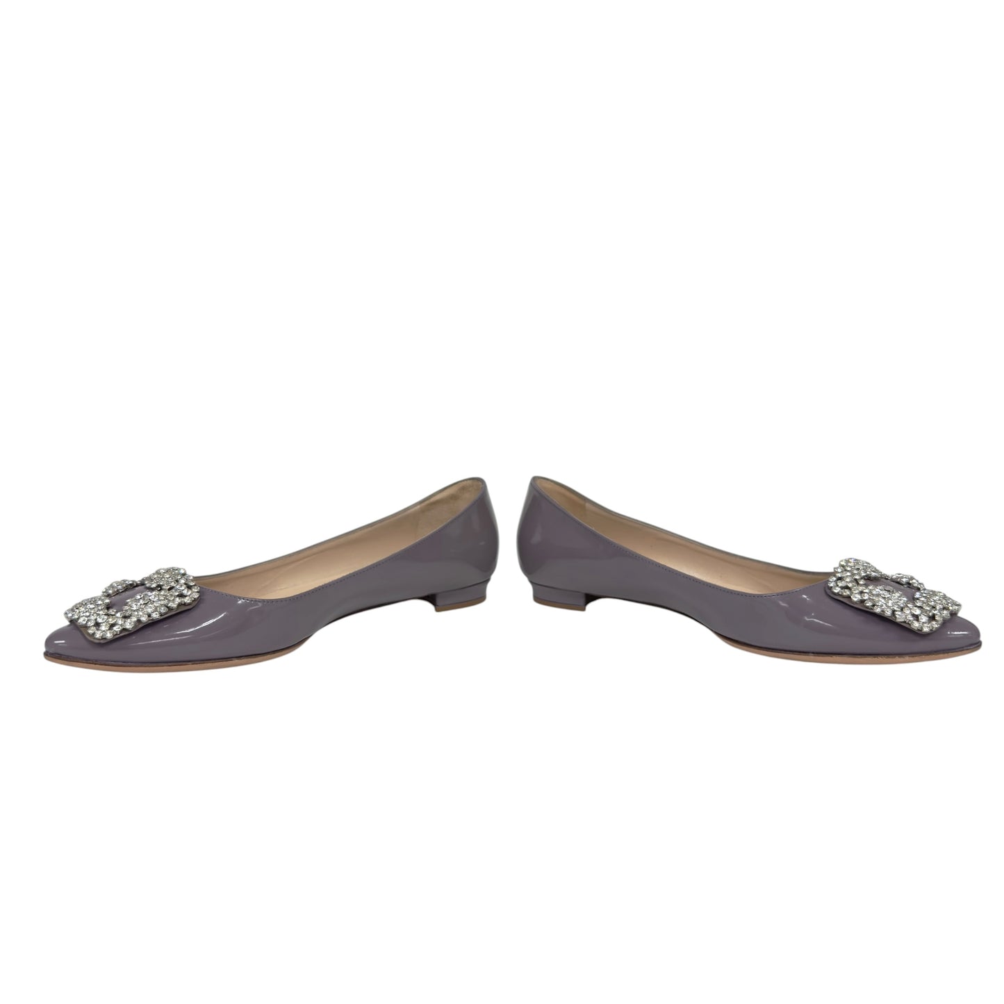 Manolo Blahnik 水鑽扣 平底鞋
