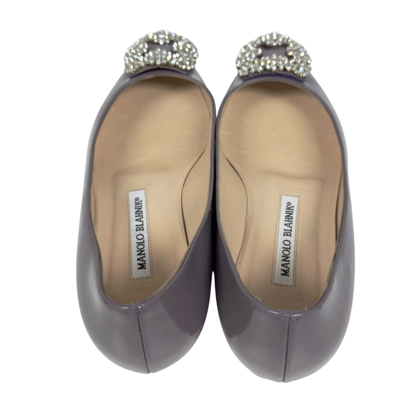 Manolo Blahnik 水鑽扣 平底鞋