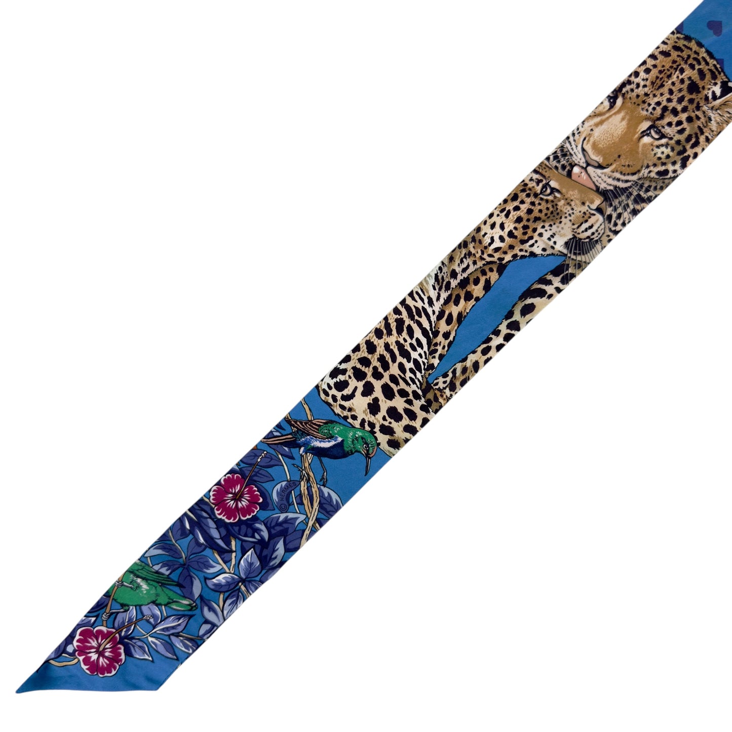 Hermes Jungle Love Twilly 愛心💗 幼絲巾