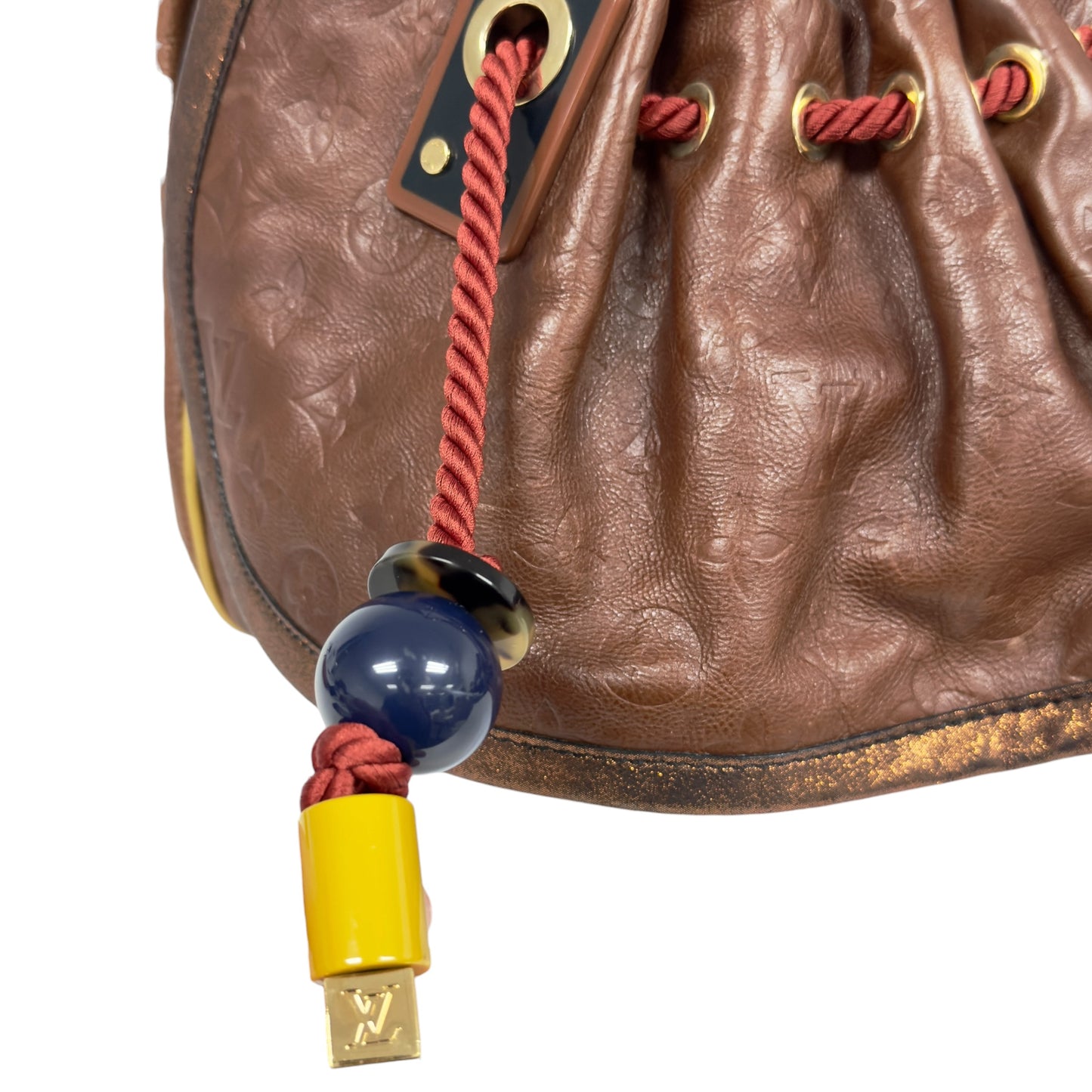 LOUIS VUITTON *年度限定* Kalahari 蛇皮拼老花壓紋 肩背包
