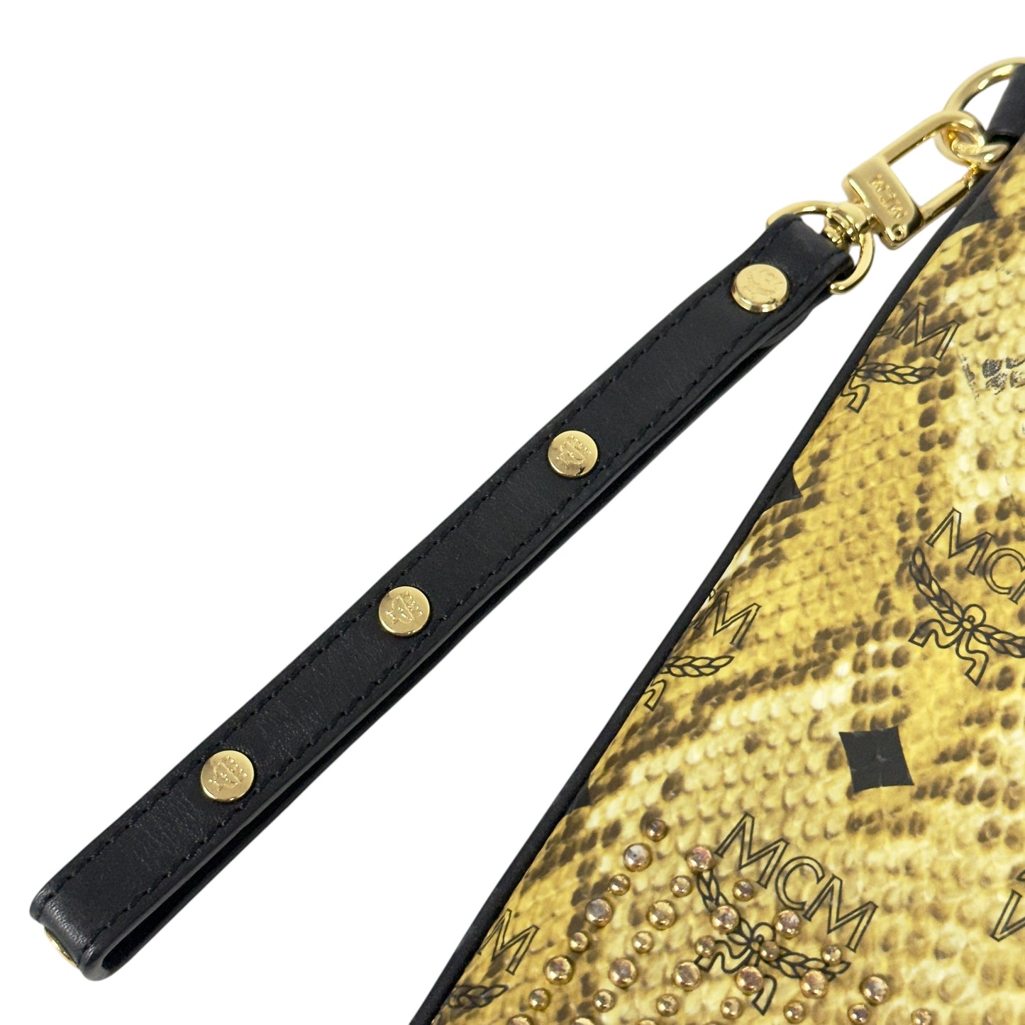 MCM 仿蛇皮紋 手包
