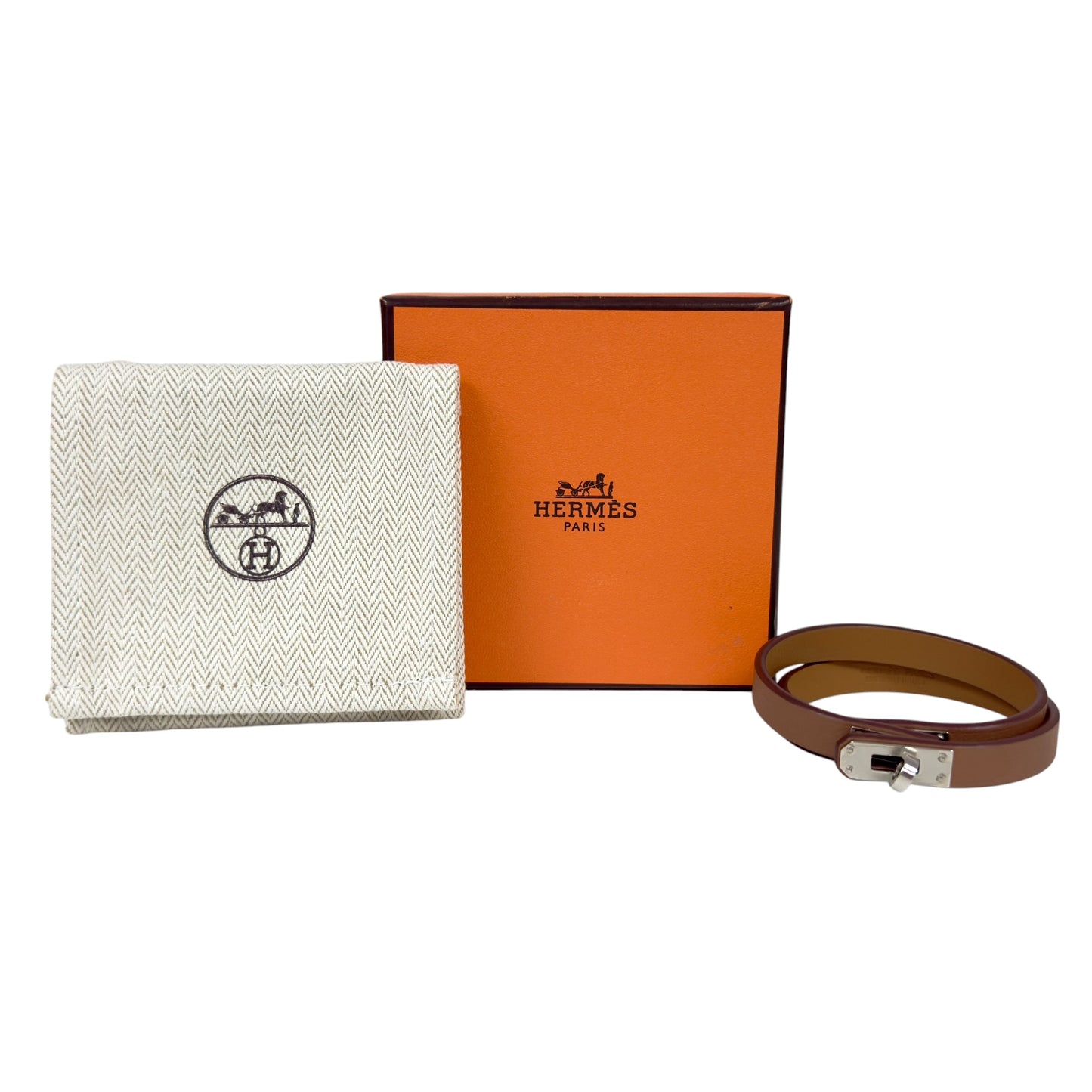 HERMES Mini Kelly 凱莉扣 雙圈手環