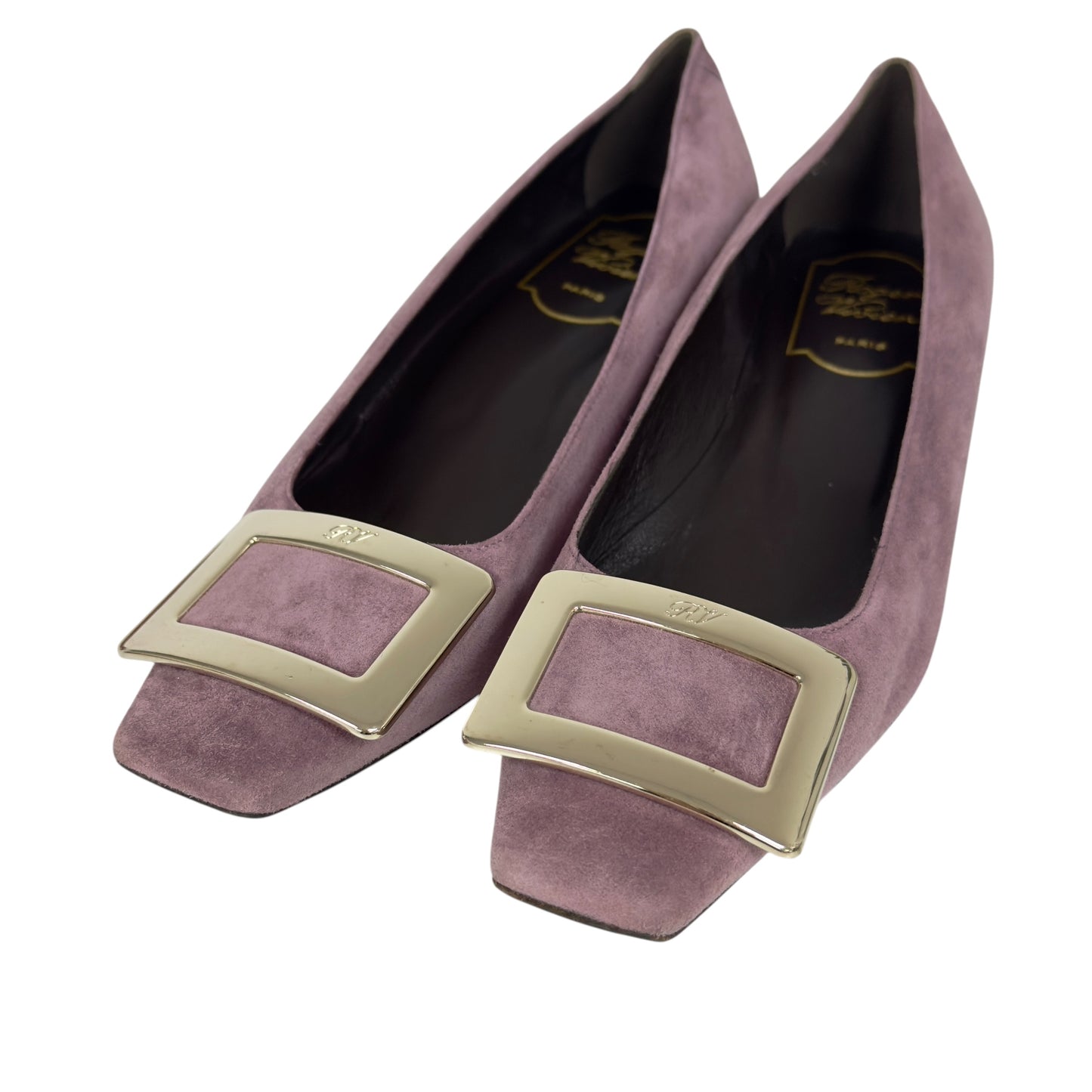 ROGER VIVIER 方扣 平底鞋
