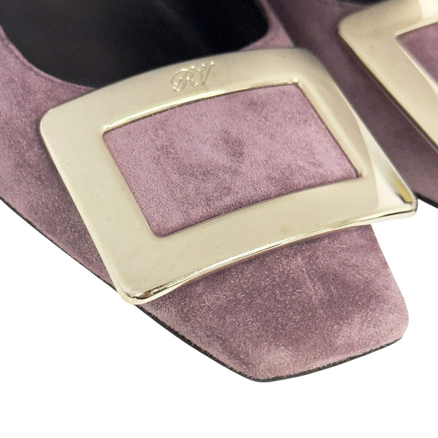 ROGER VIVIER 方扣 平底鞋