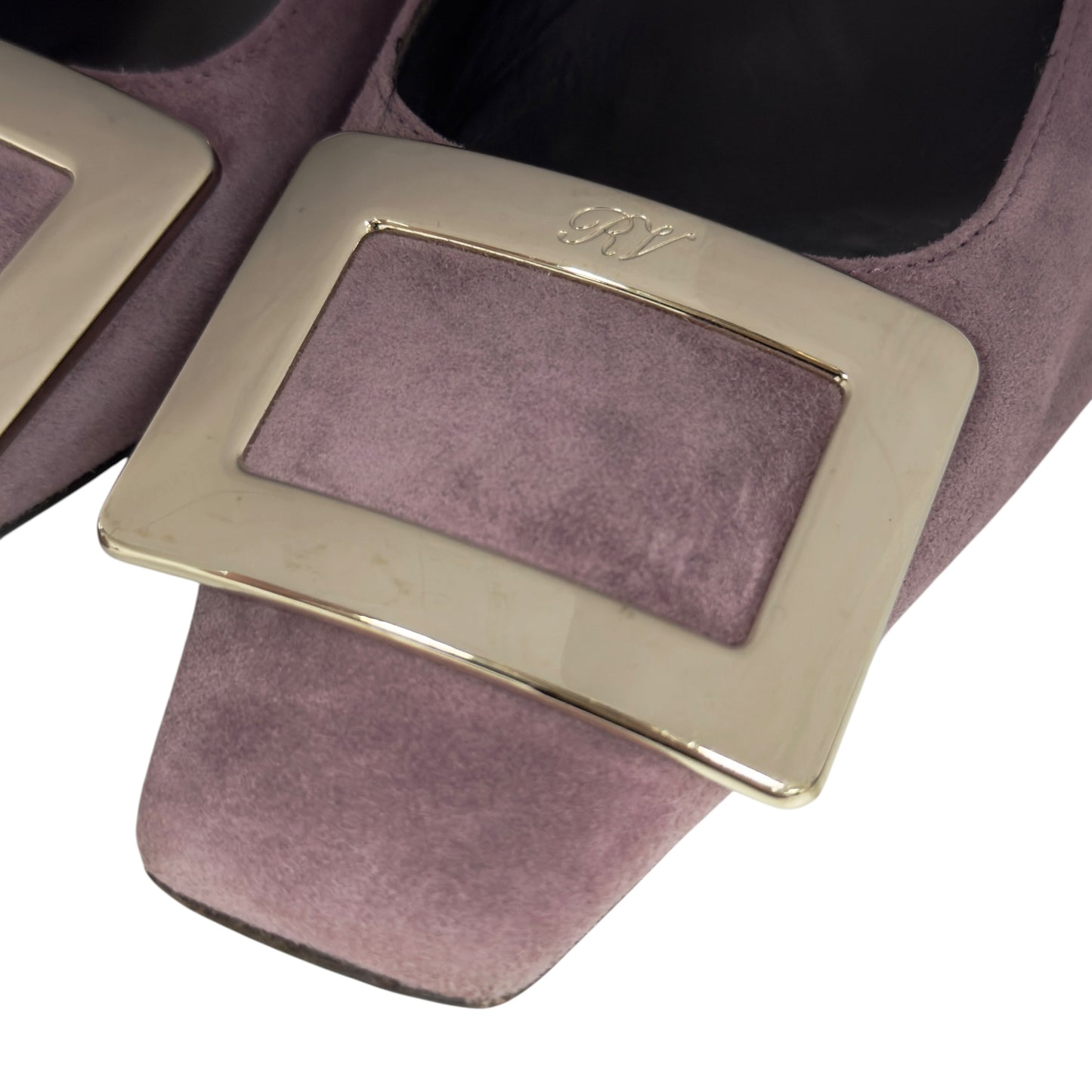 ROGER VIVIER 方扣 平底鞋