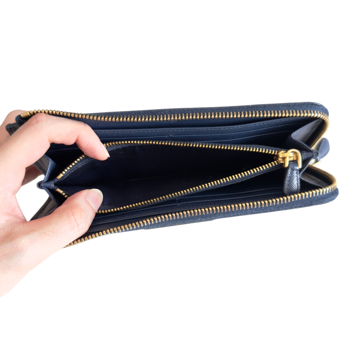 PRADA 三角標 長銀包