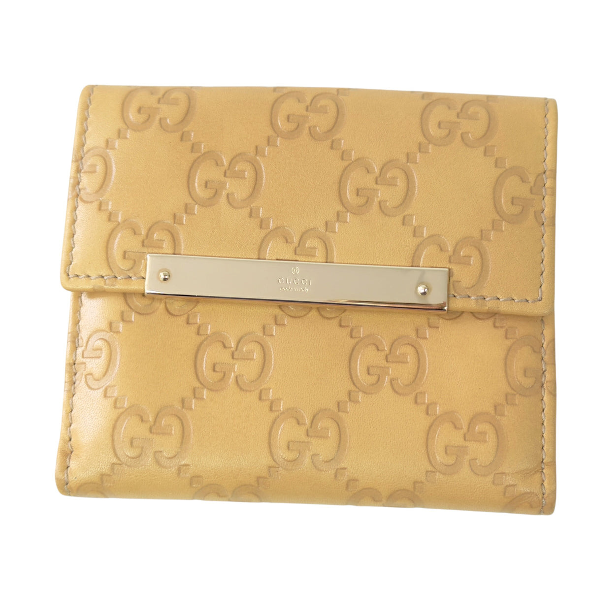 GUCCI GG壓紋 短銀包