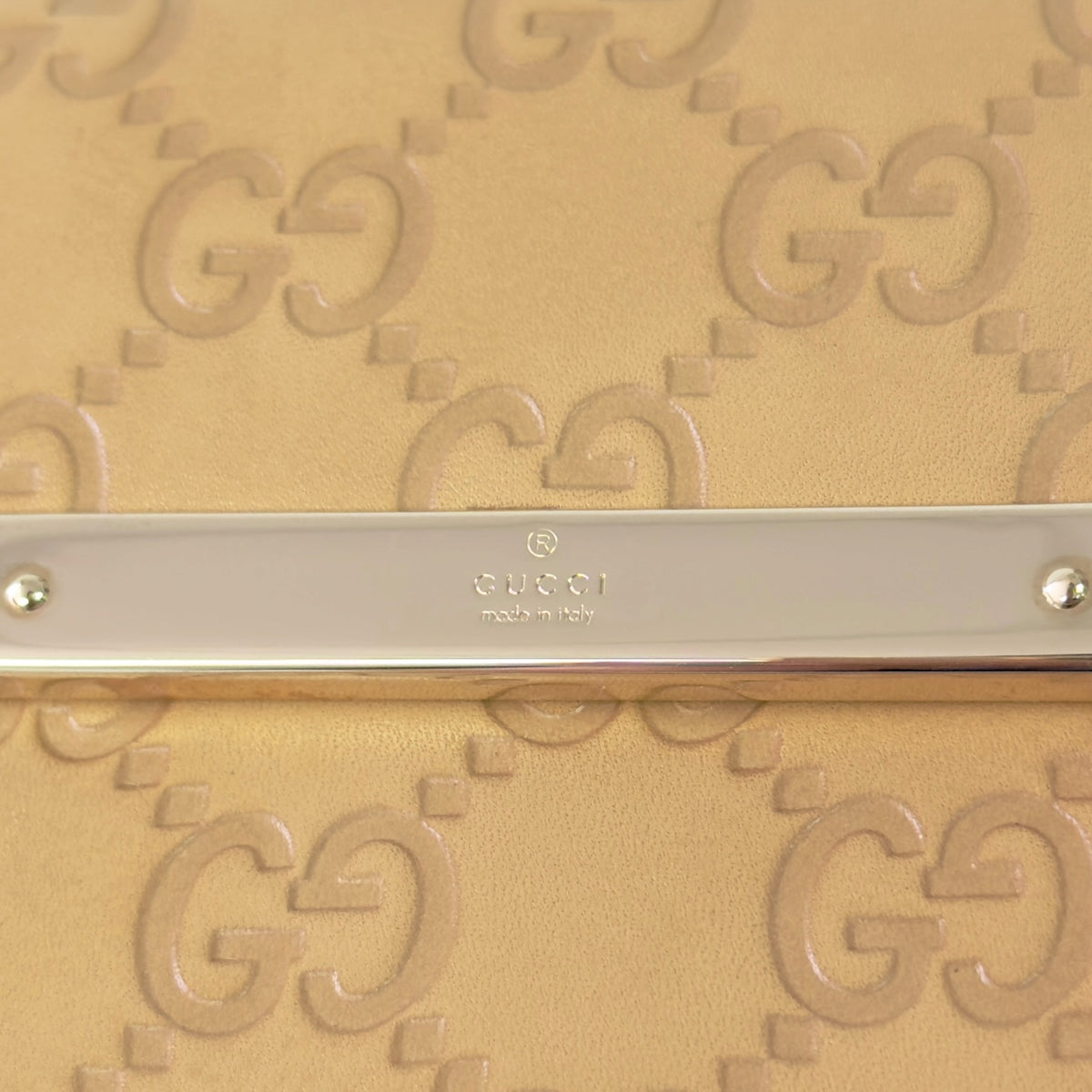GUCCI GG壓紋 短銀包