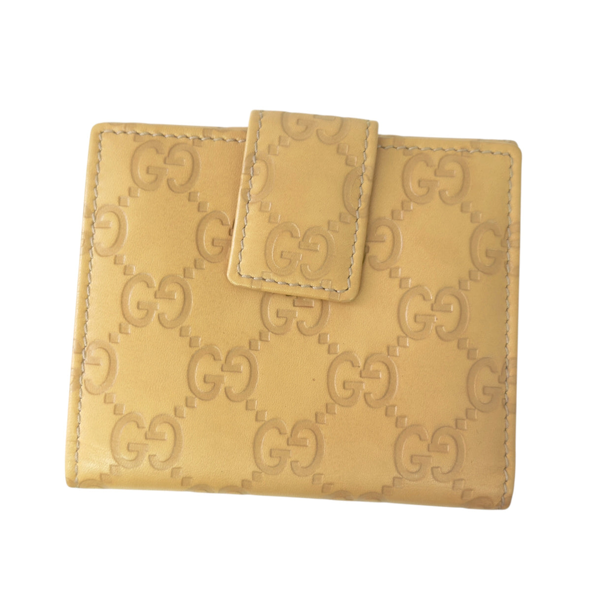 GUCCI GG壓紋 短銀包