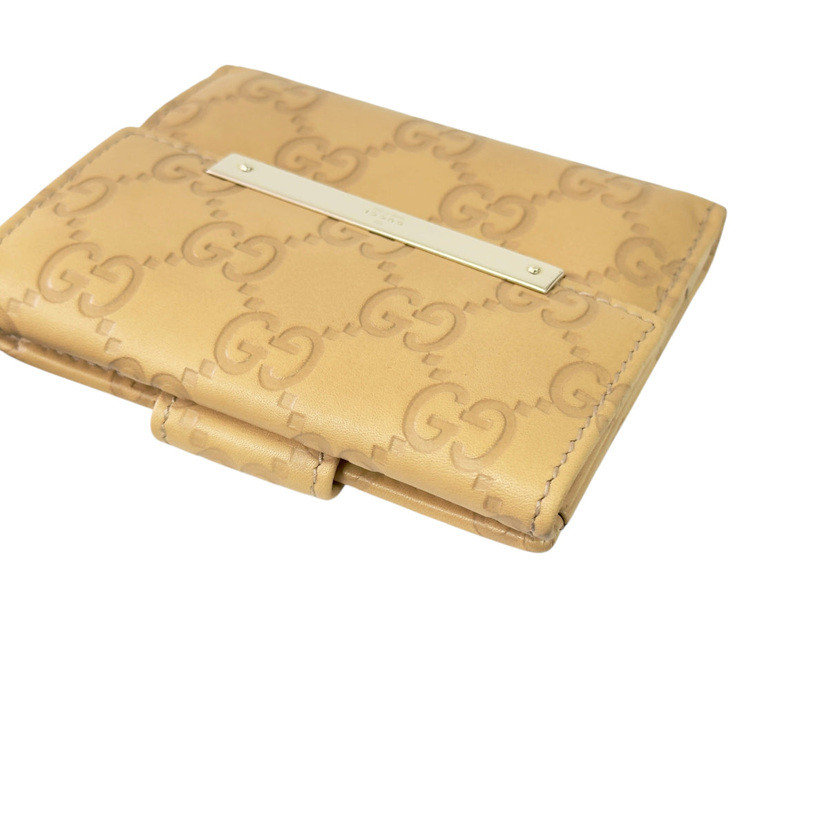 GUCCI GG壓紋 短銀包