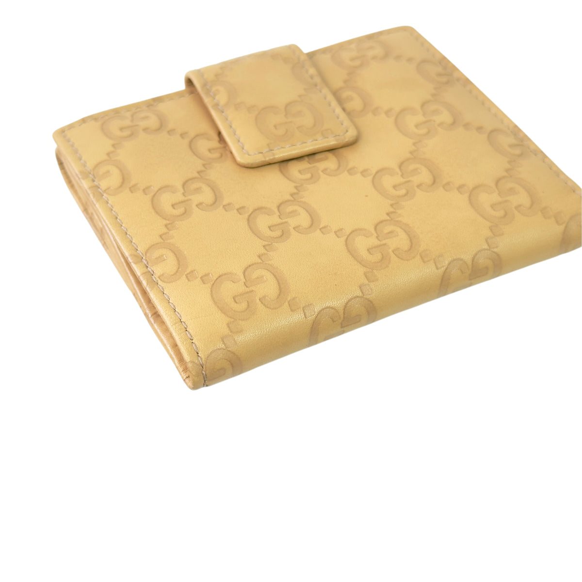 GUCCI GG壓紋 短銀包