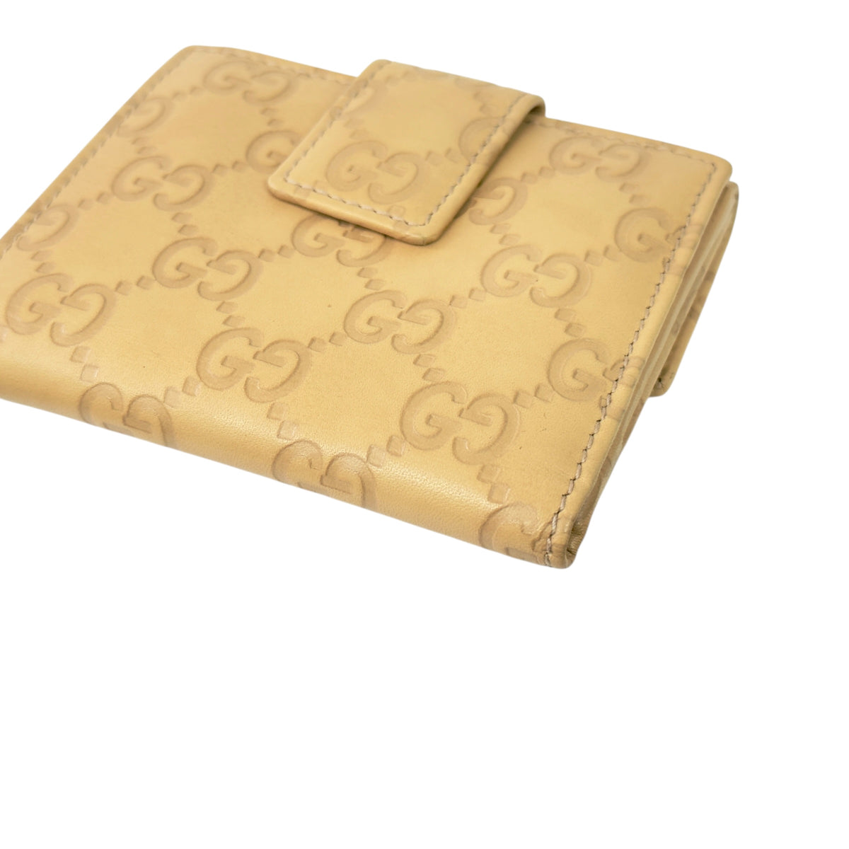 GUCCI GG壓紋 短銀包