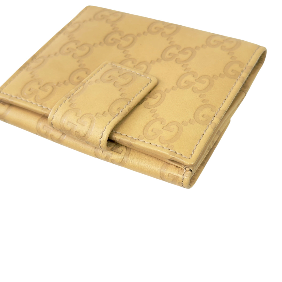 GUCCI GG壓紋 短銀包