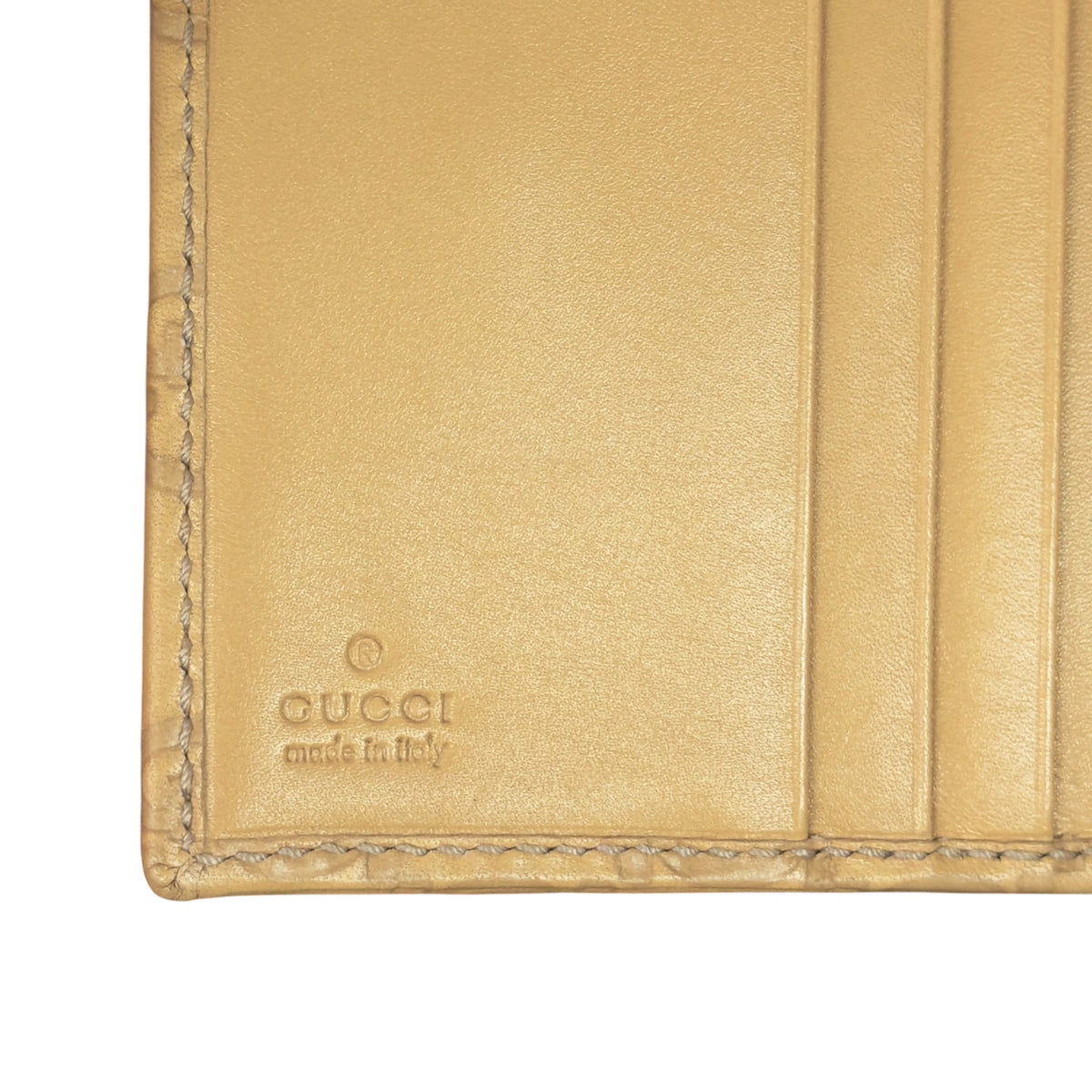 GUCCI GG壓紋 短銀包
