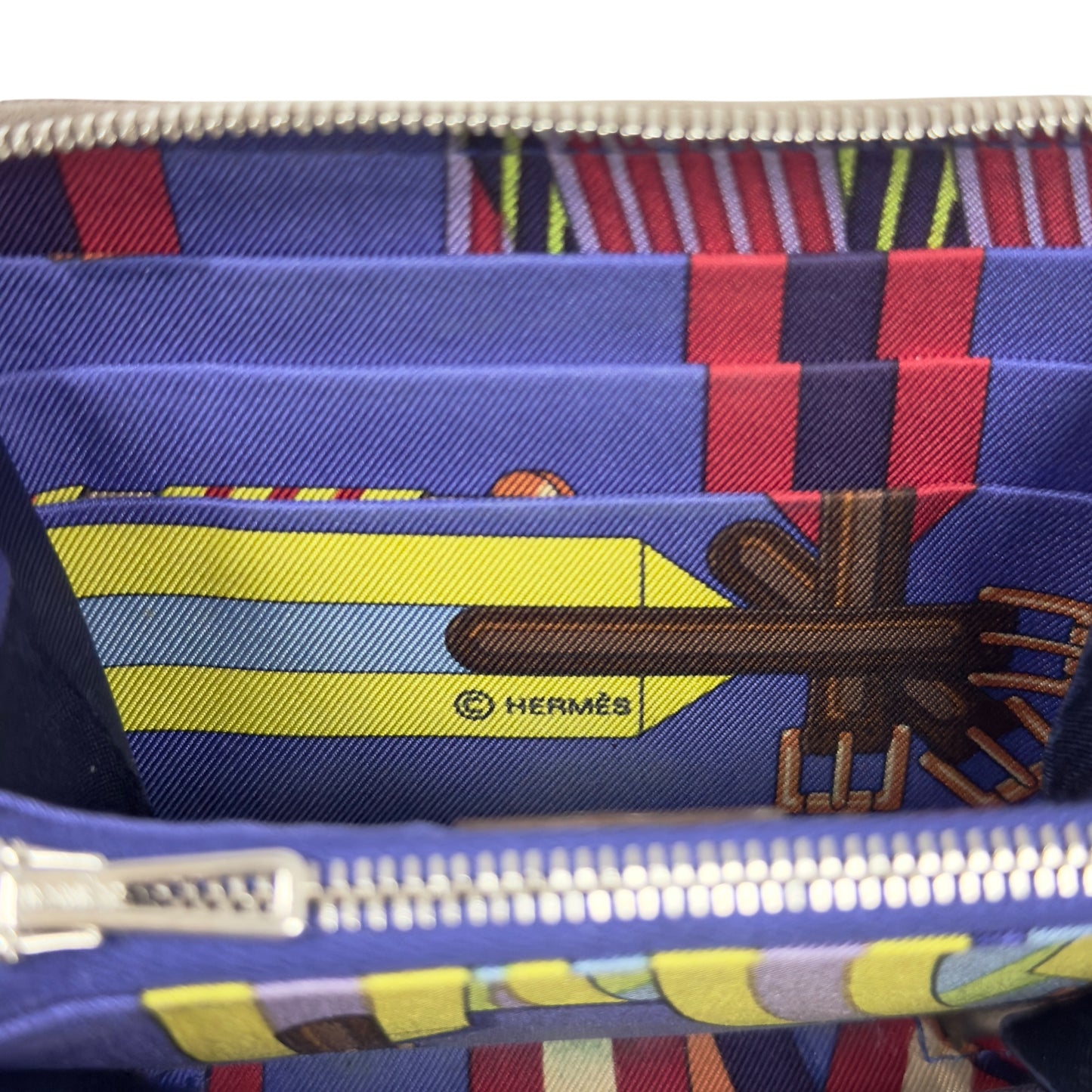 HERMES Silk'in 銀包 X刻