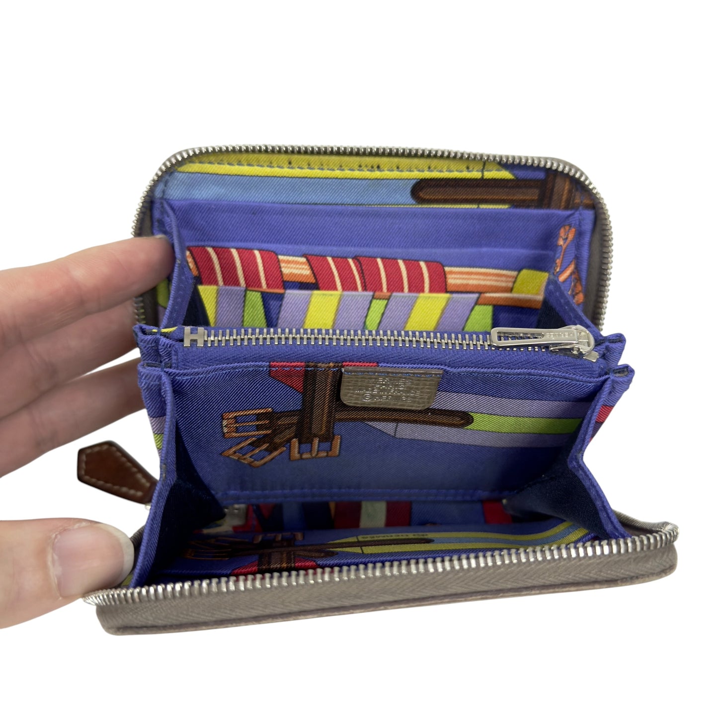 HERMES Silk'in 銀包 X刻