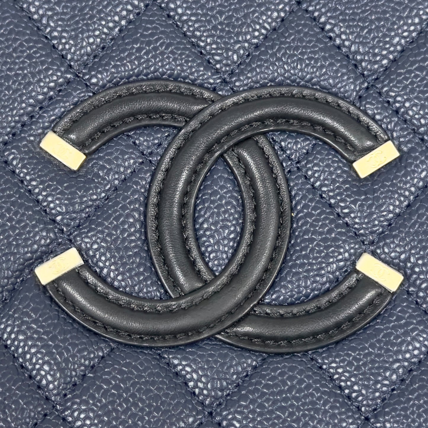 CHANEL Vanity 荔枝皮 化妝盒子 肩背包