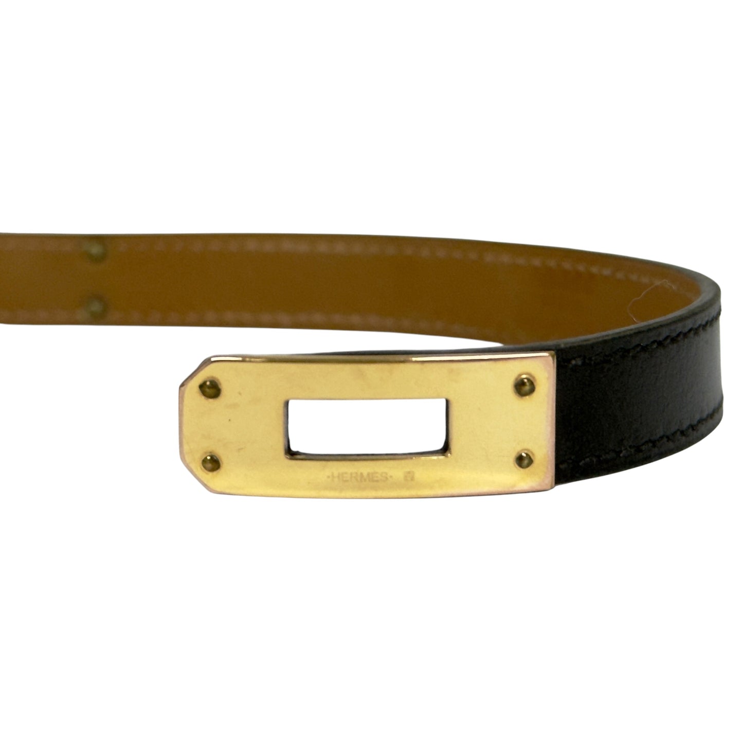 HERMES Kelly 雙圈 皮手帶 Y刻