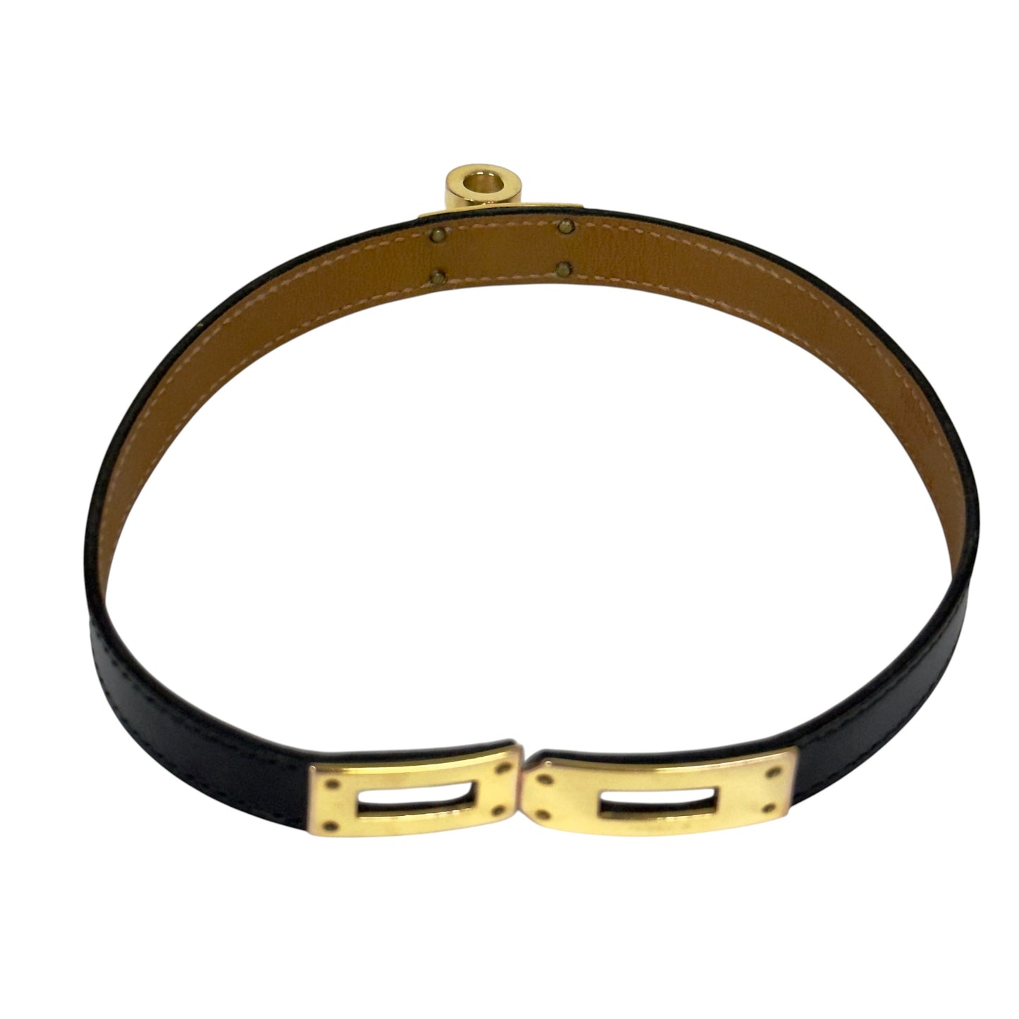 HERMES Kelly 雙圈 皮手帶 Y刻