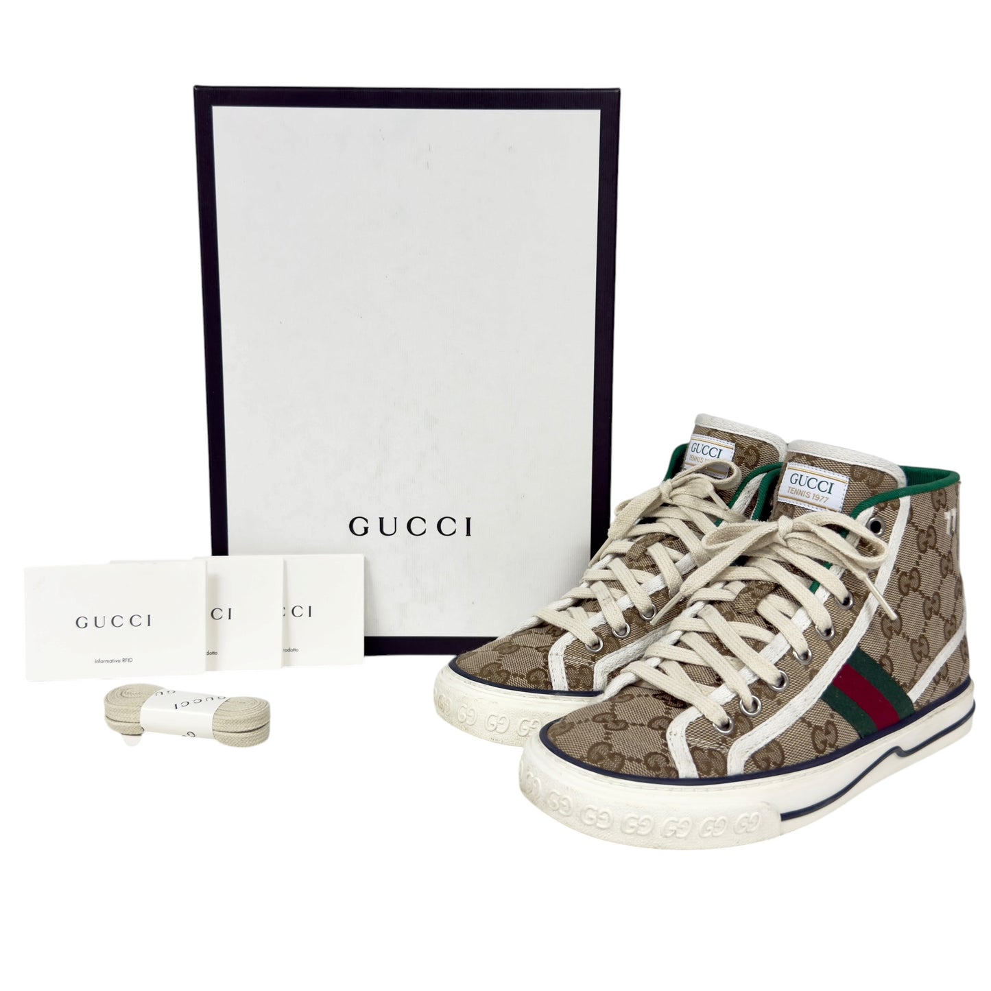 GUCCI Tennis 1977 高筒 運動鞋