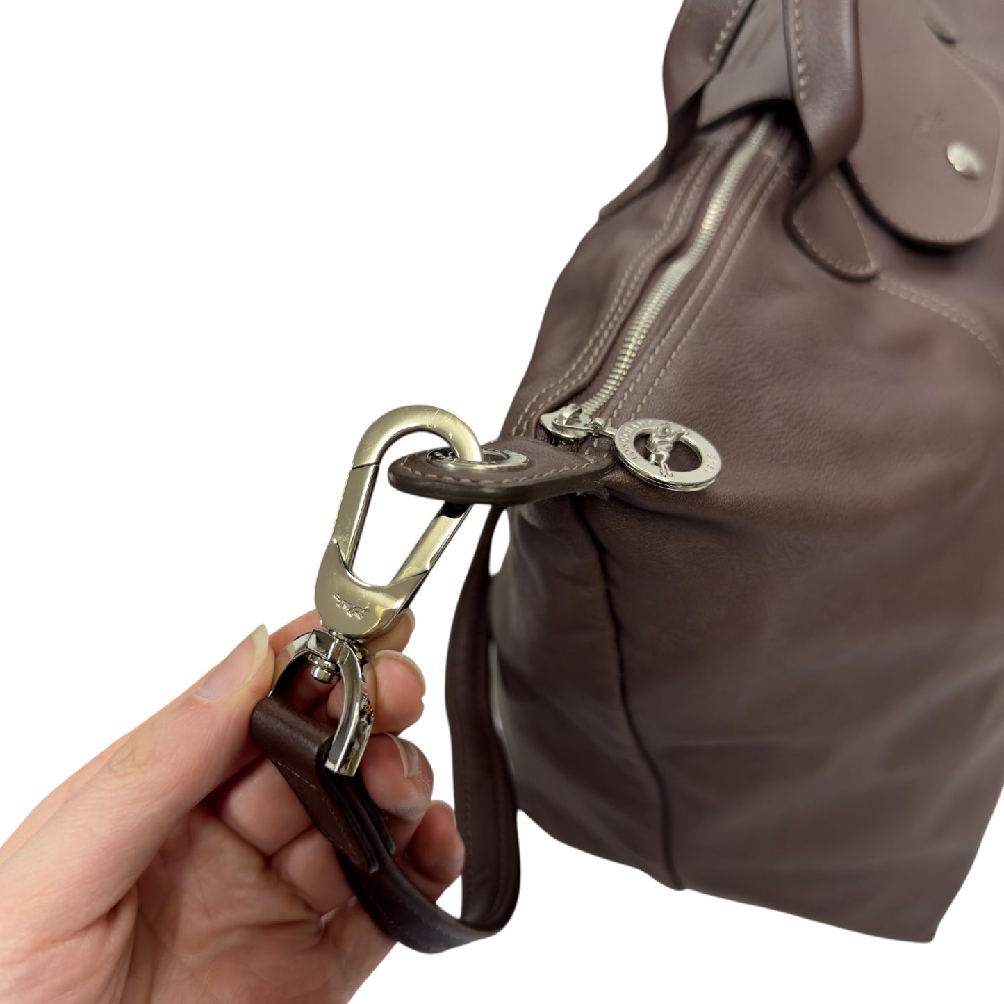 LONGCHAMP Pliage 皮革 2用袋