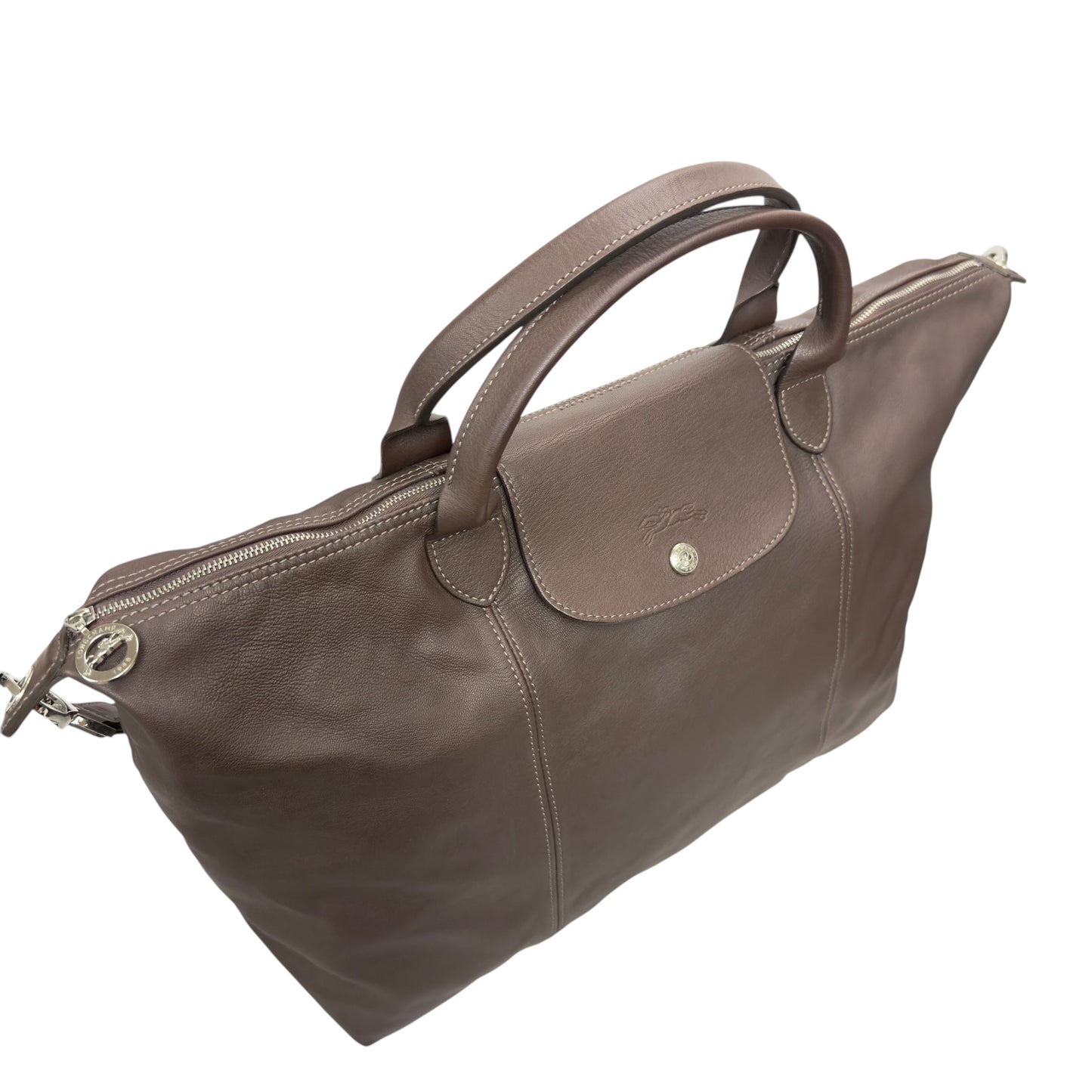 LONGCHAMP Pliage 皮革 2用袋
