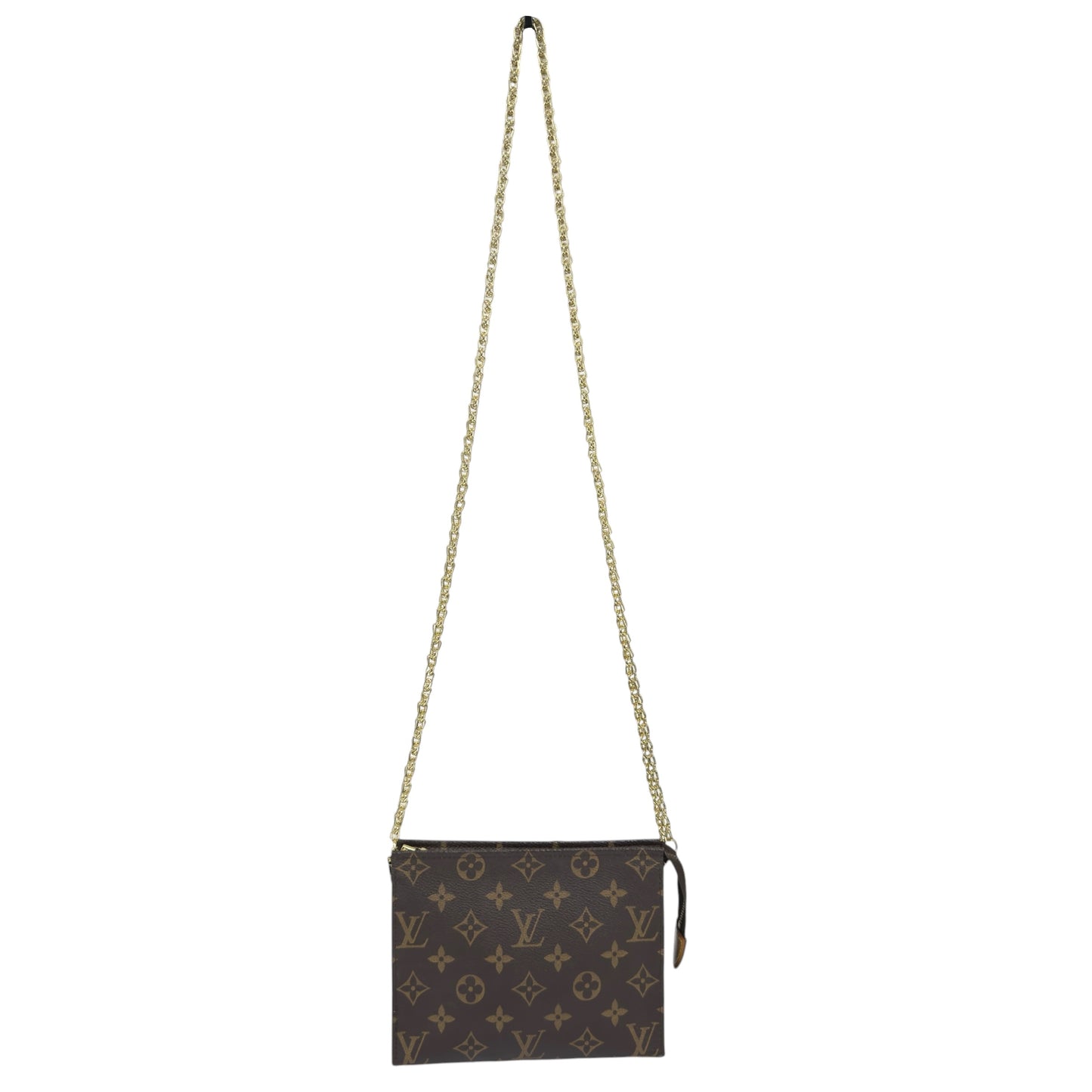 LOUIS VUITTON *自加鏈＞送無品牌扣＋無品牌鏈帶* 老花 斜揹袋