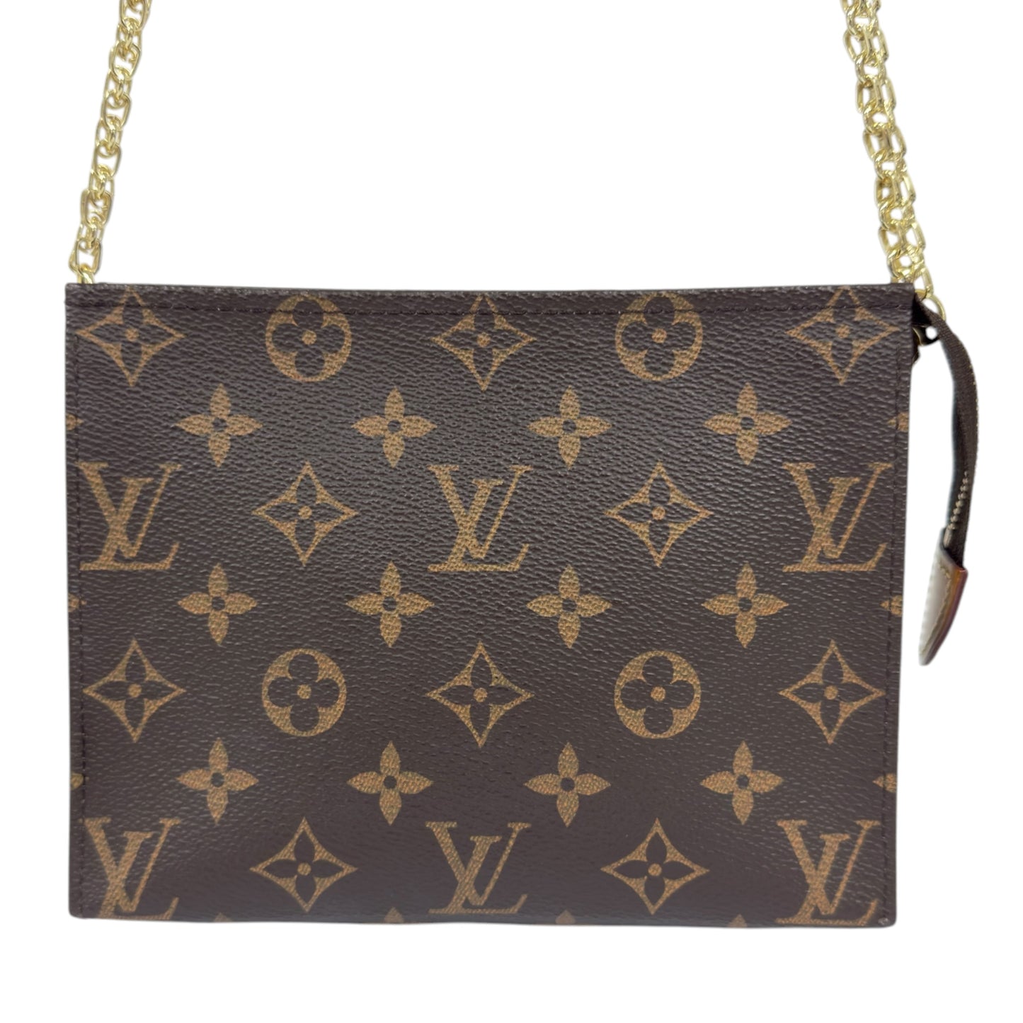 LOUIS VUITTON *自加鏈＞送無品牌扣＋無品牌鏈帶* 老花 斜揹袋