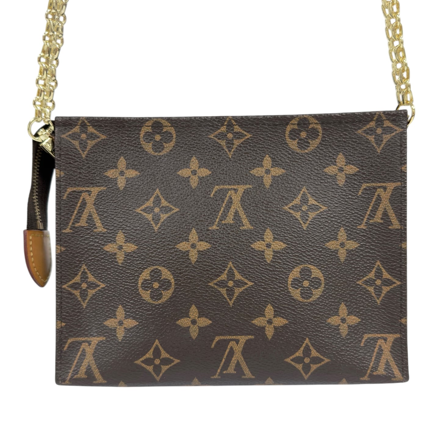 LOUIS VUITTON *自加鏈＞送無品牌扣＋無品牌鏈帶* 老花 斜揹袋