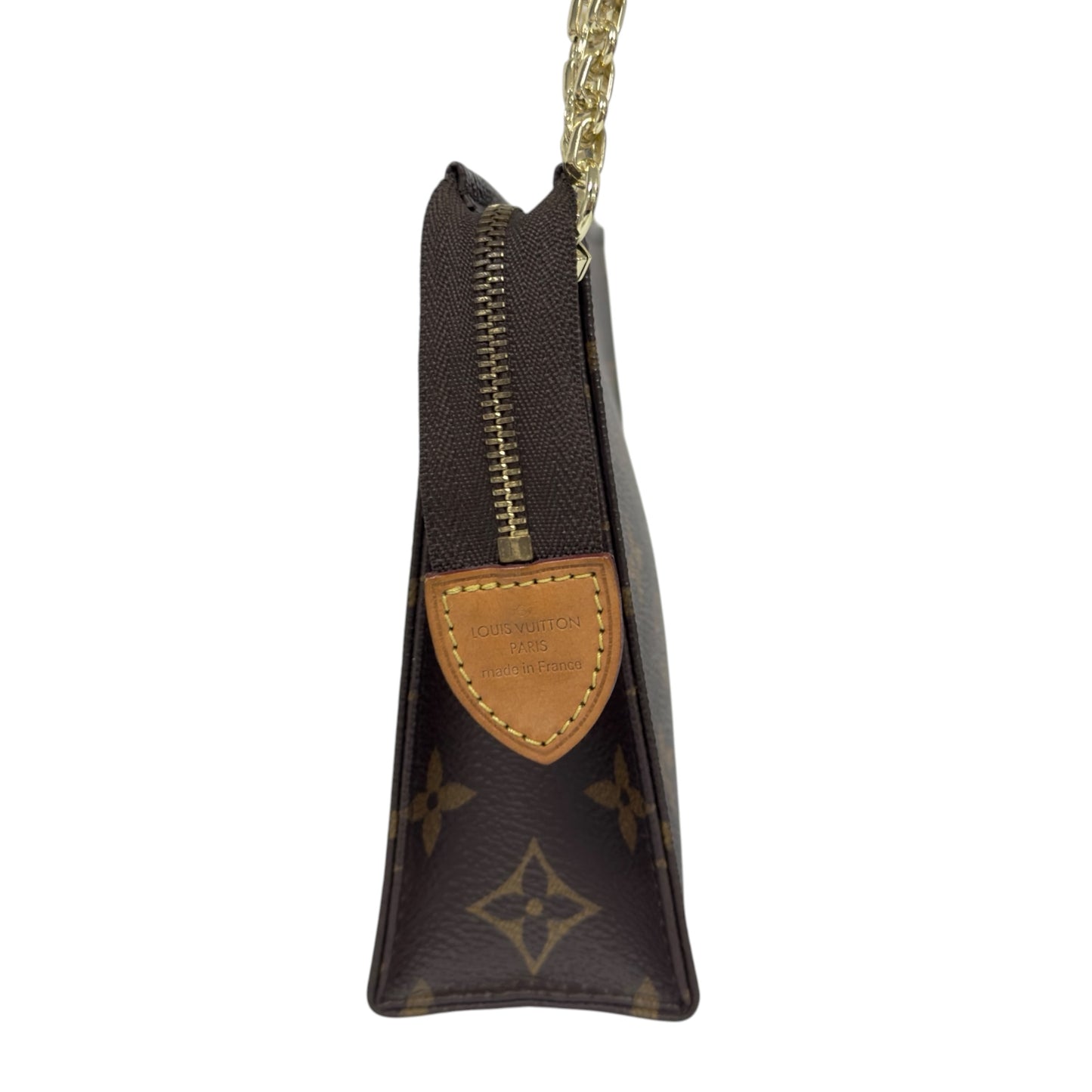 LOUIS VUITTON *自加鏈＞送無品牌扣＋無品牌鏈帶* 老花 斜揹袋