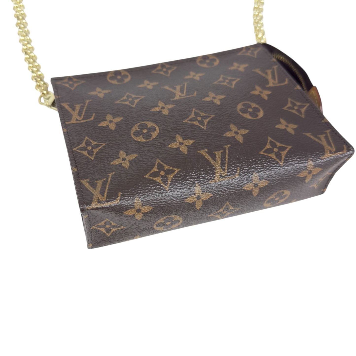 LOUIS VUITTON *自加鏈＞送無品牌扣＋無品牌鏈帶* 老花 斜揹袋