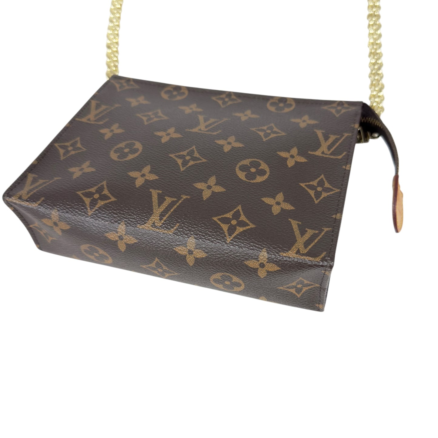LOUIS VUITTON *自加鏈＞送無品牌扣＋無品牌鏈帶* 老花 斜揹袋