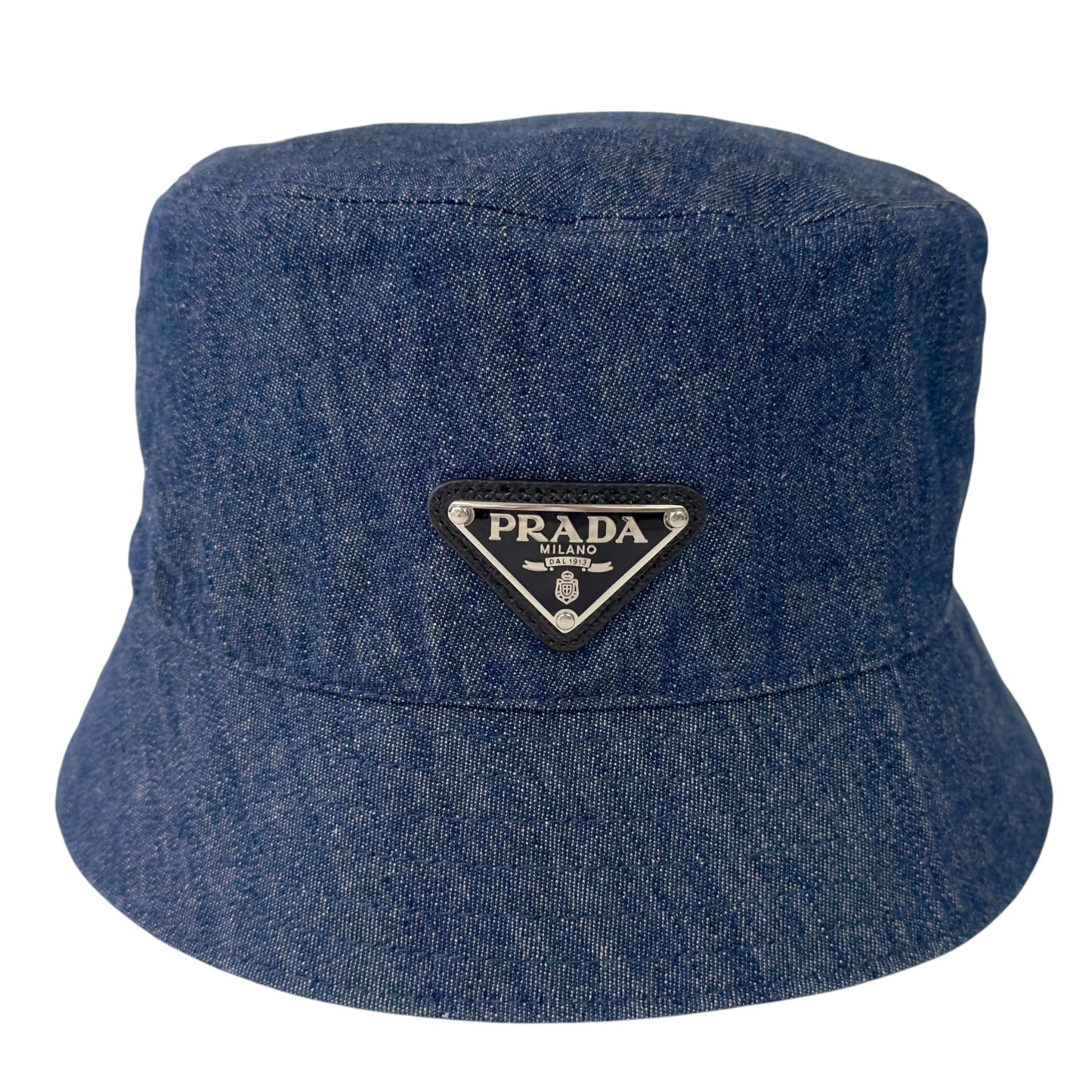 PRADA 三角標 牛仔 漁夫帽