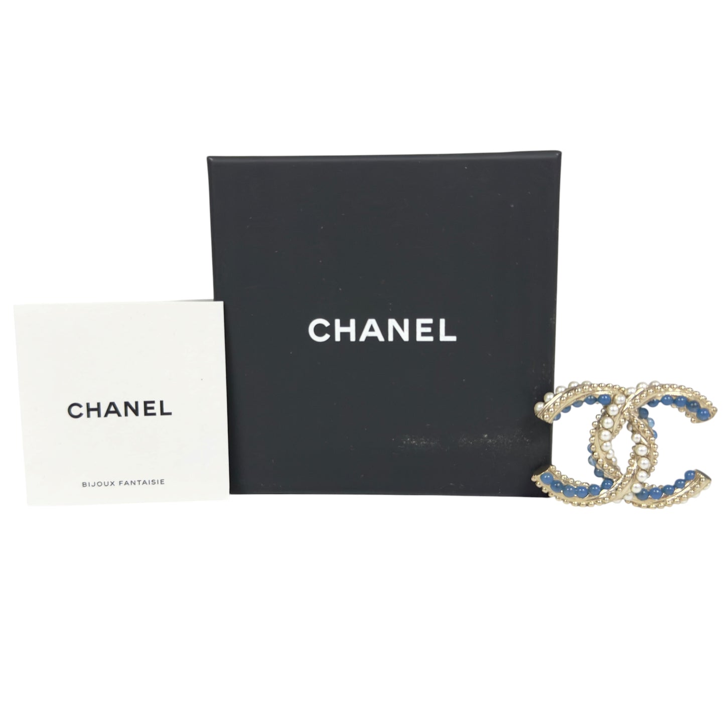 CHANEL CC 珠珠 胸針