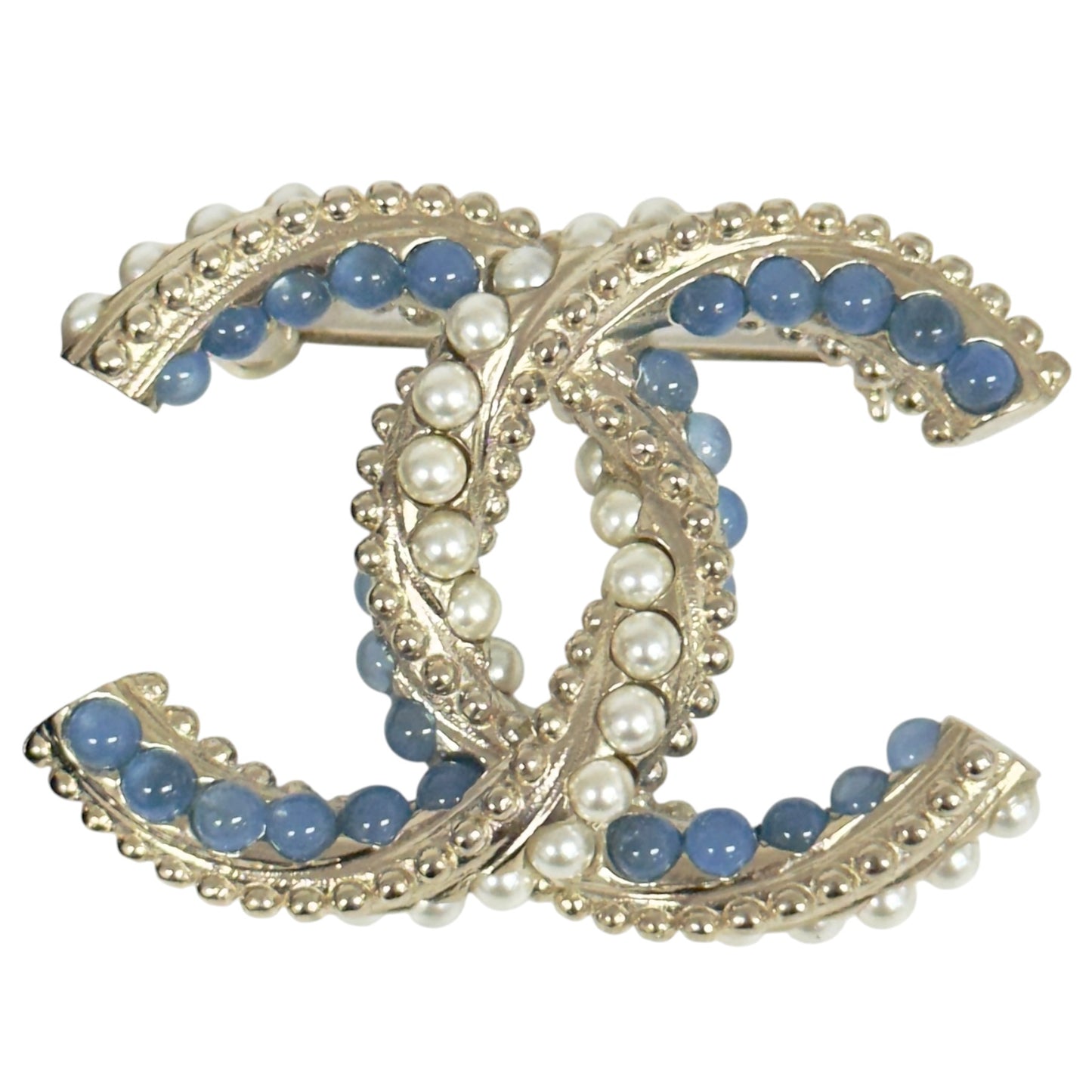 CHANEL CC 珠珠 胸針
