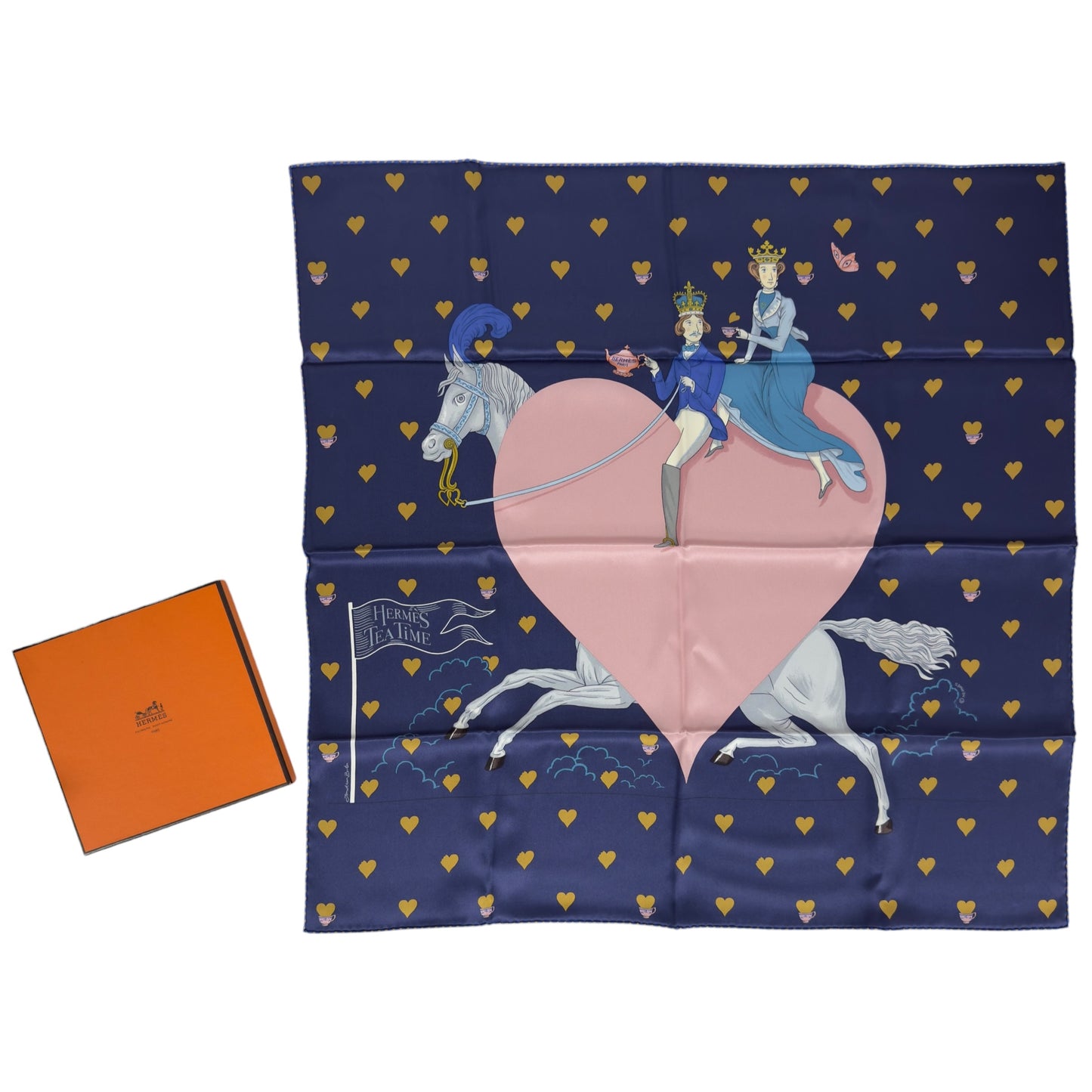 HERMES Tea Time scarf 70 下午茶時光 絲巾