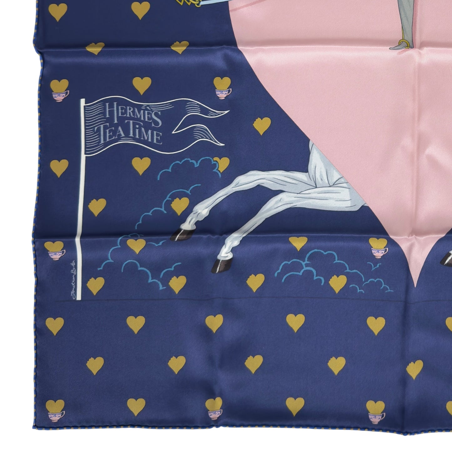 HERMES Tea Time scarf 70 下午茶時光 絲巾