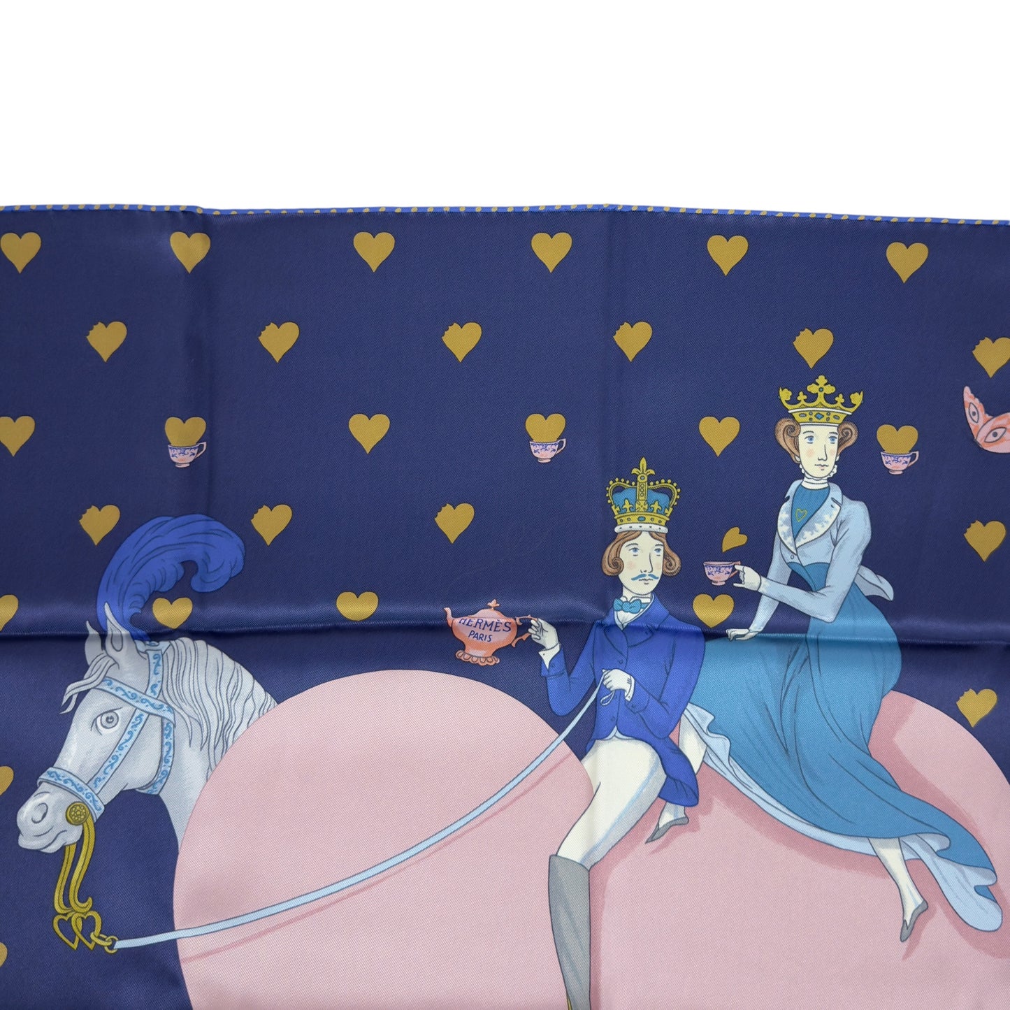 HERMES Tea Time scarf 70 下午茶時光 絲巾