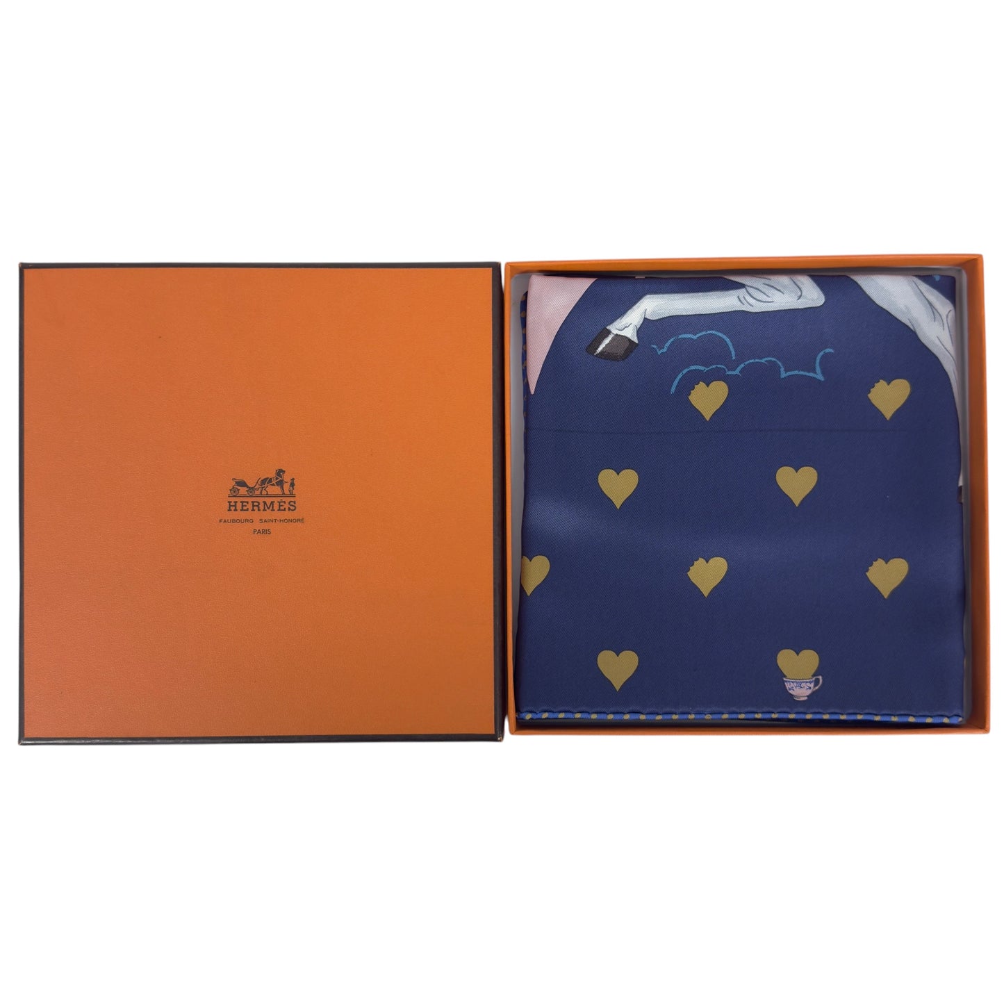 HERMES Tea Time scarf 70 下午茶時光 絲巾