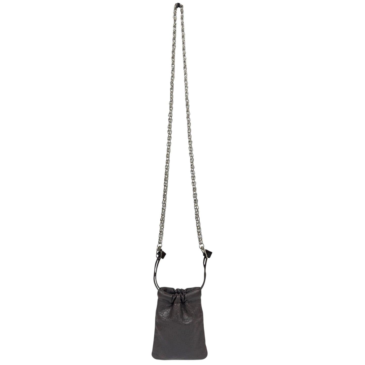 GUCCI *自加鏈＞送無品牌鏈帶* GG 斜揹小袋