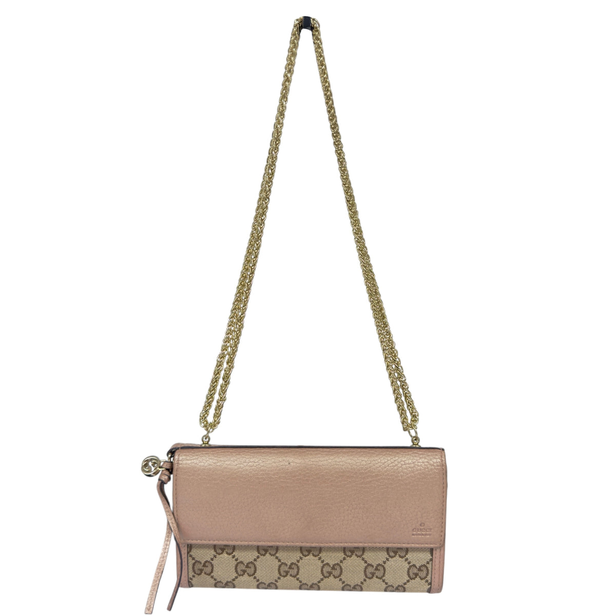 GUCCI *自加鏈＞送無品牌扣＋無品牌鏈帶* 長銀包 WOC