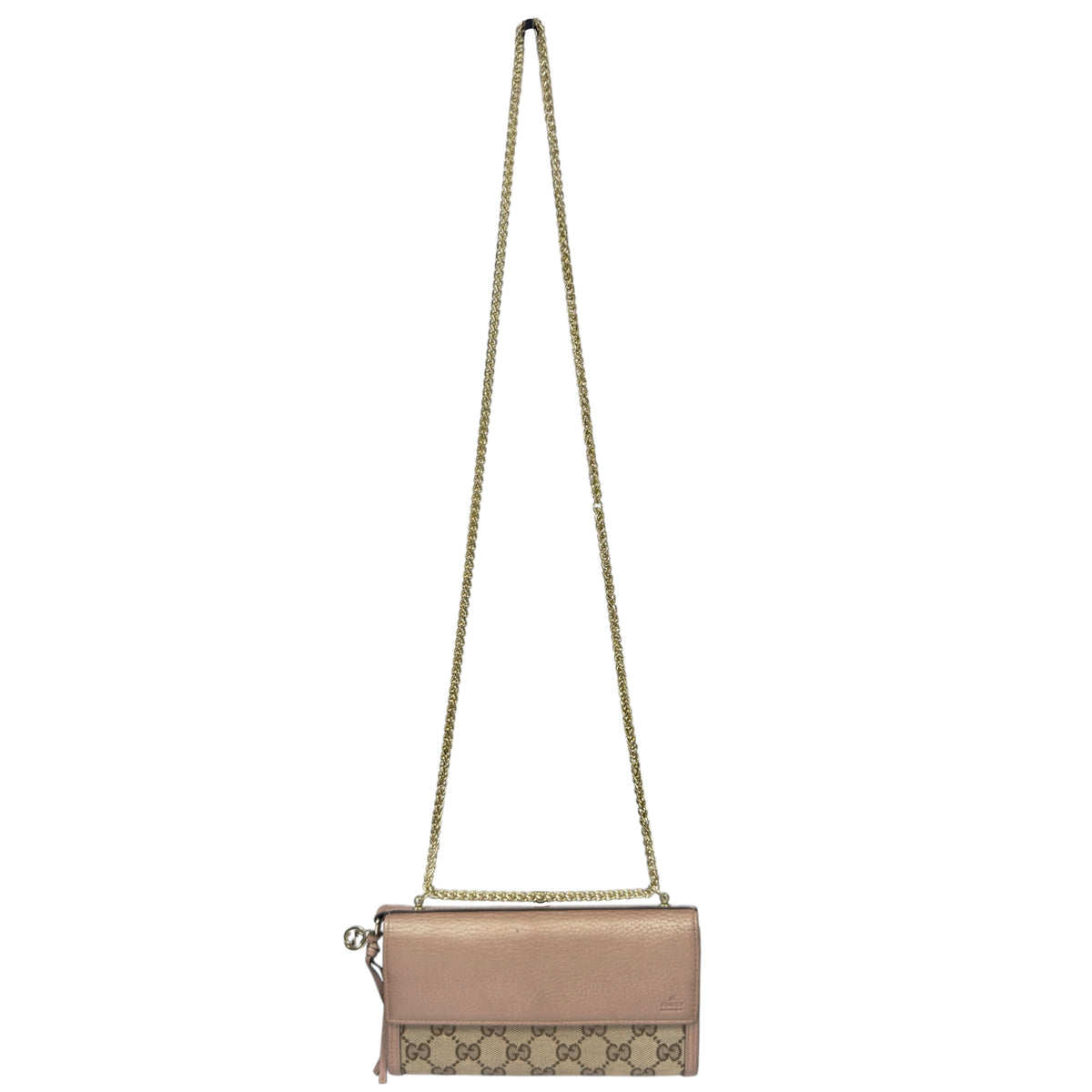 GUCCI *自加鏈＞送無品牌扣＋無品牌鏈帶* 長銀包 WOC
