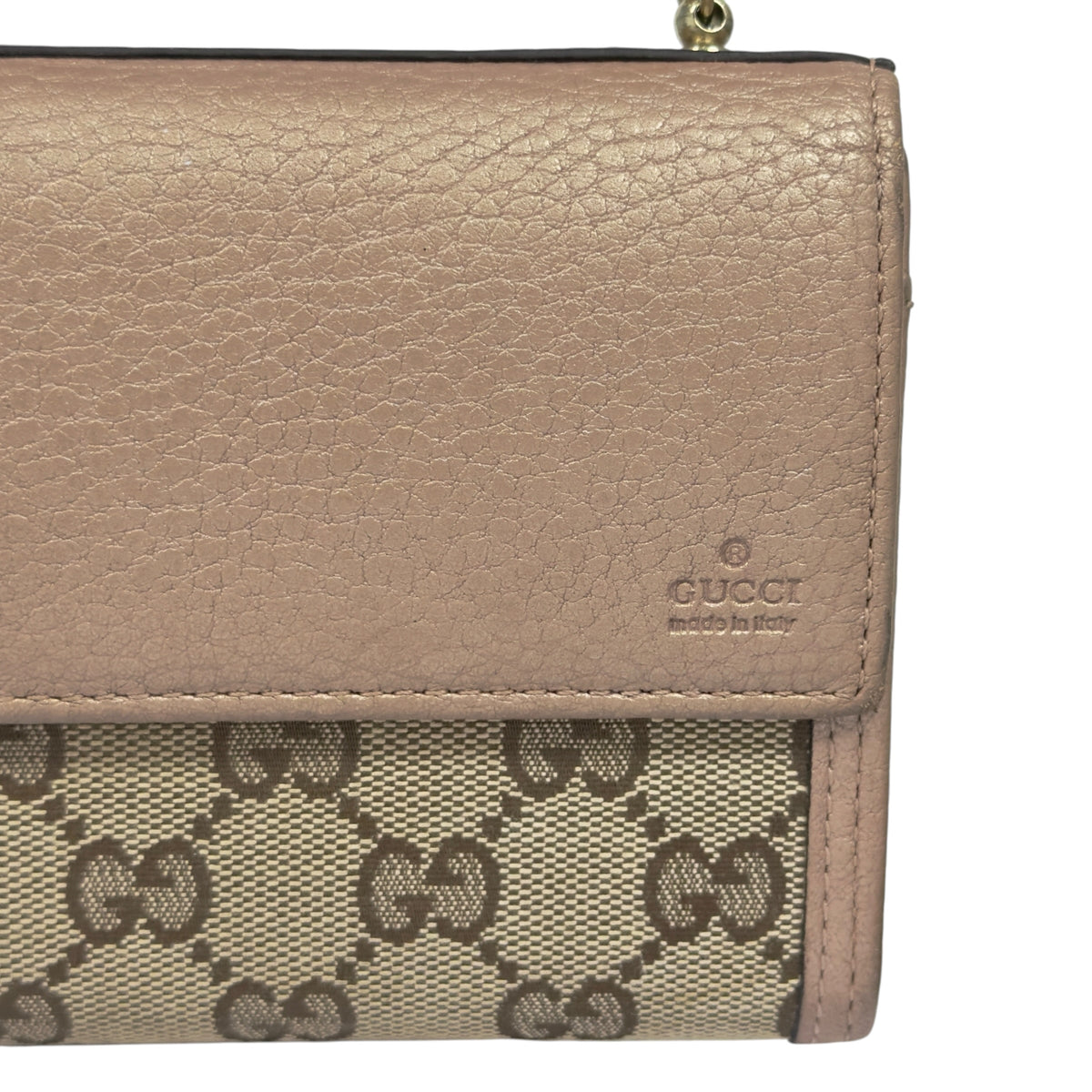 GUCCI *自加鏈＞送無品牌扣＋無品牌鏈帶* 長銀包 WOC