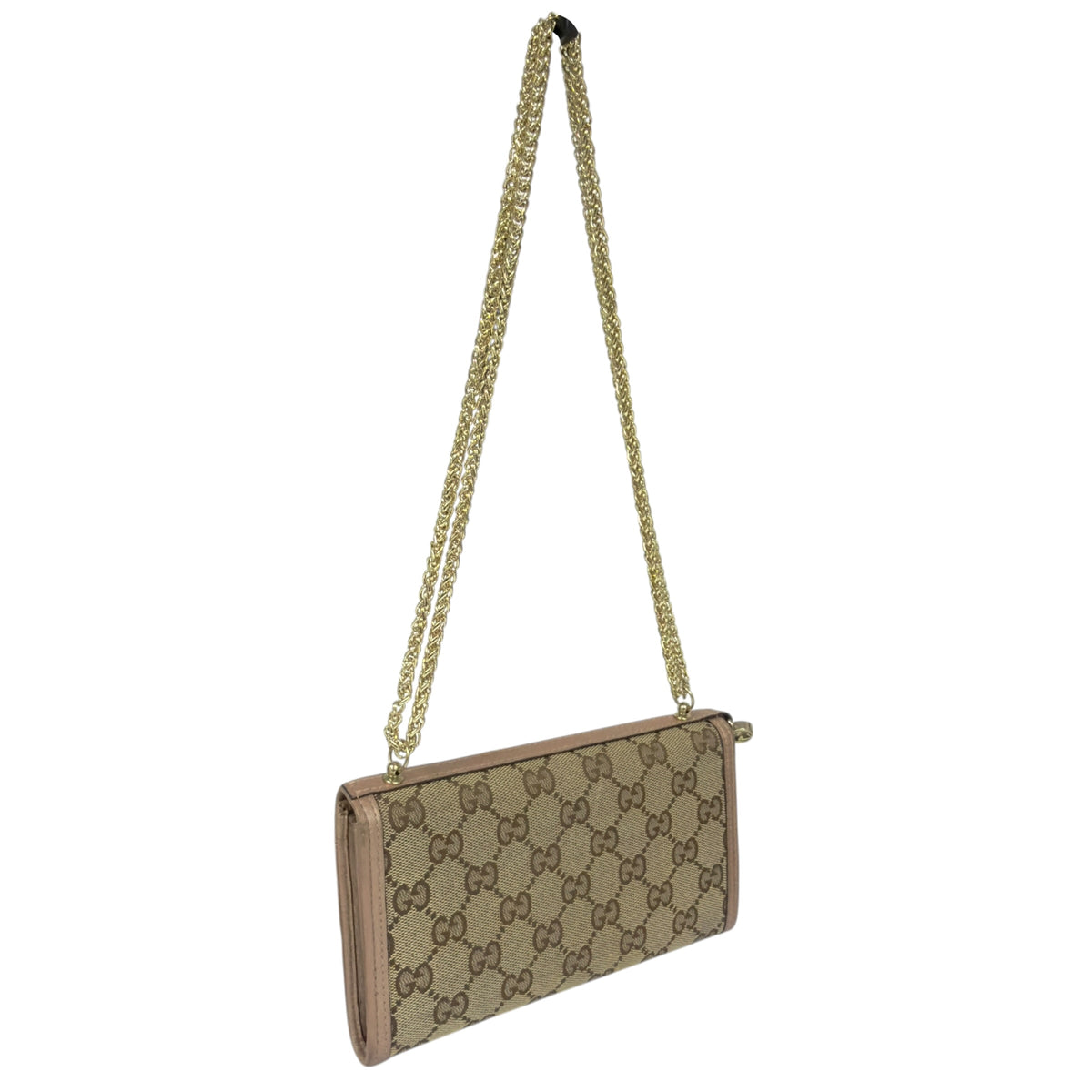 GUCCI *自加鏈＞送無品牌扣＋無品牌鏈帶* 長銀包 WOC