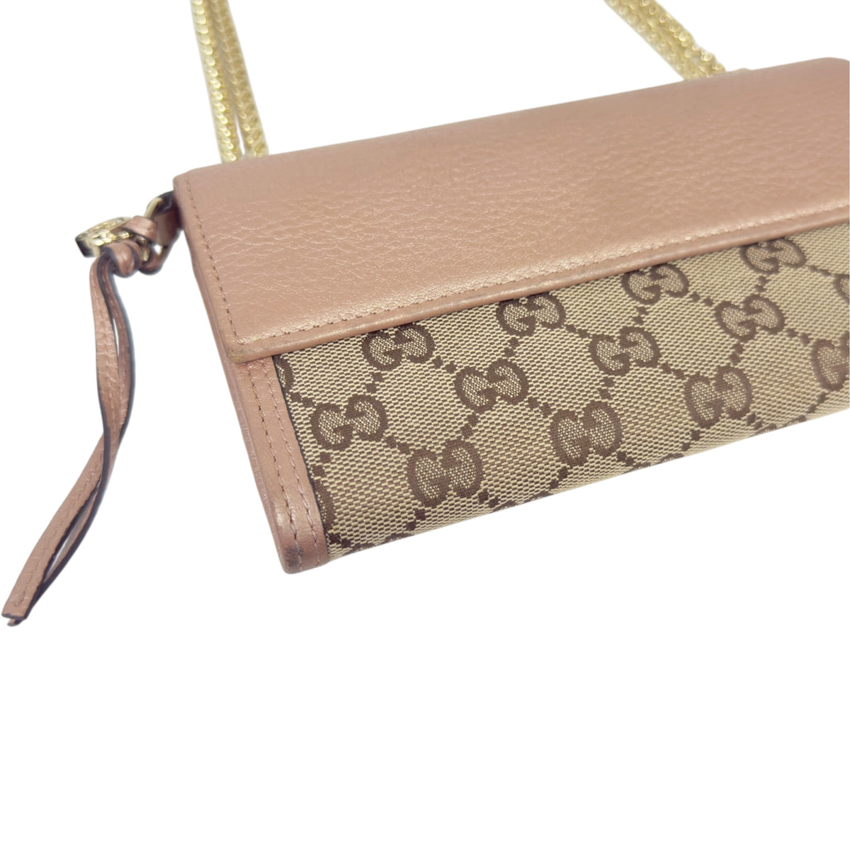 GUCCI *自加鏈＞送無品牌扣＋無品牌鏈帶* 長銀包 WOC