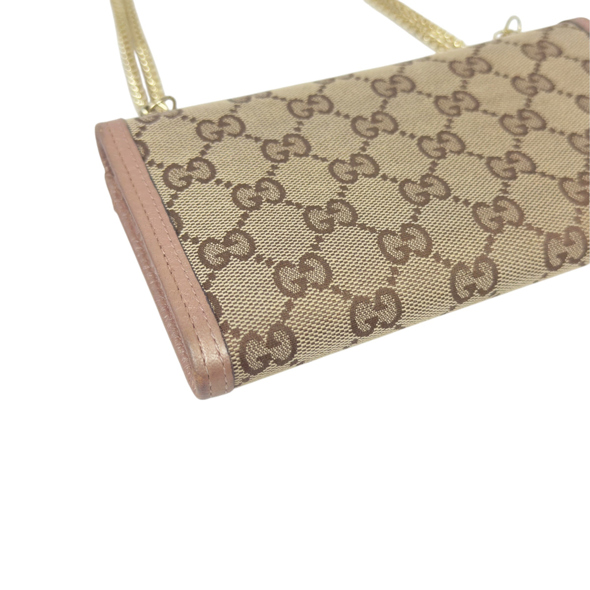 GUCCI *自加鏈＞送無品牌扣＋無品牌鏈帶* 長銀包 WOC