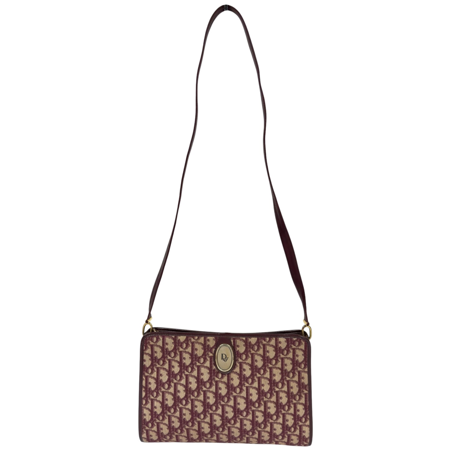 DIOR 中古 Oblique 老花 斜揹袋