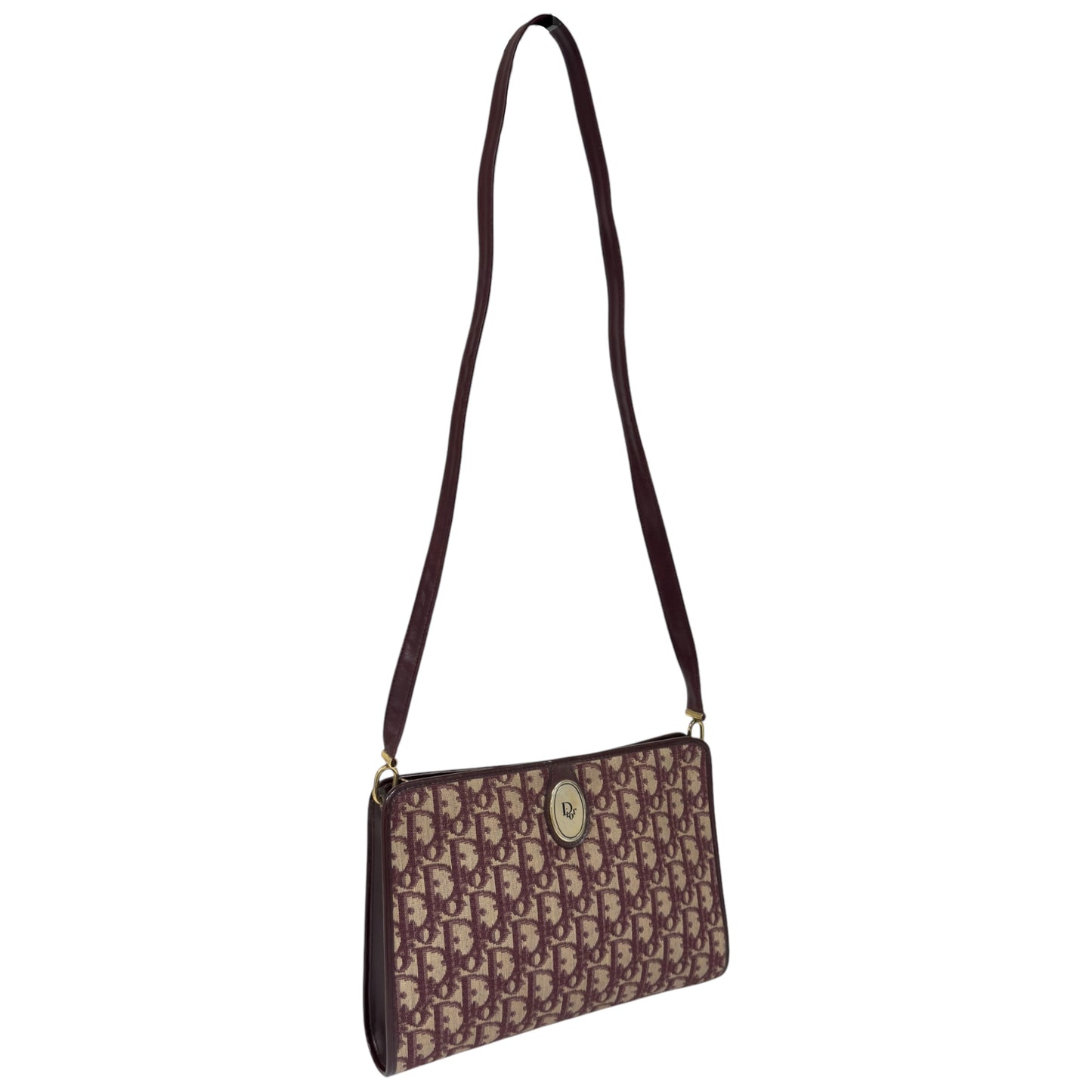 DIOR 中古 Oblique 老花 斜揹袋